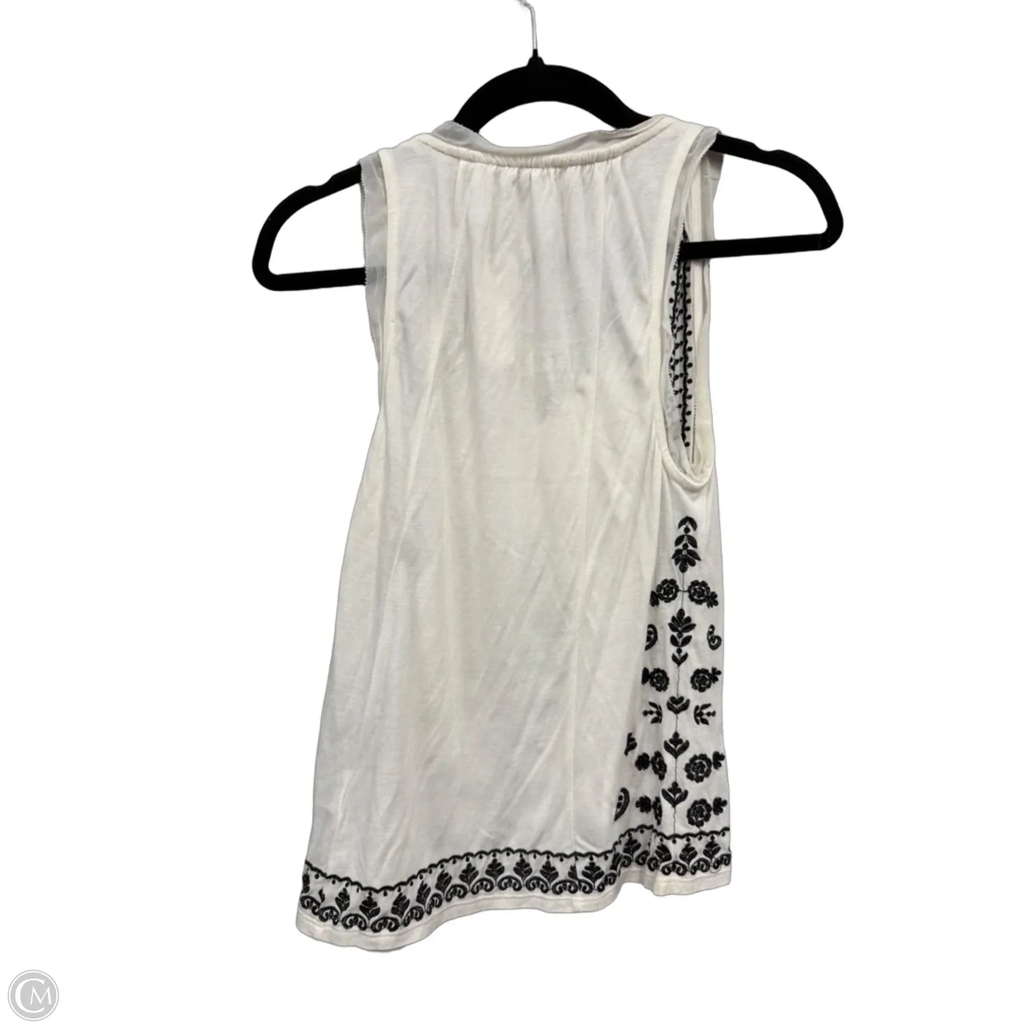 Blouse Sleeveless By Akemi And Kin In Black & White, Size: Xs