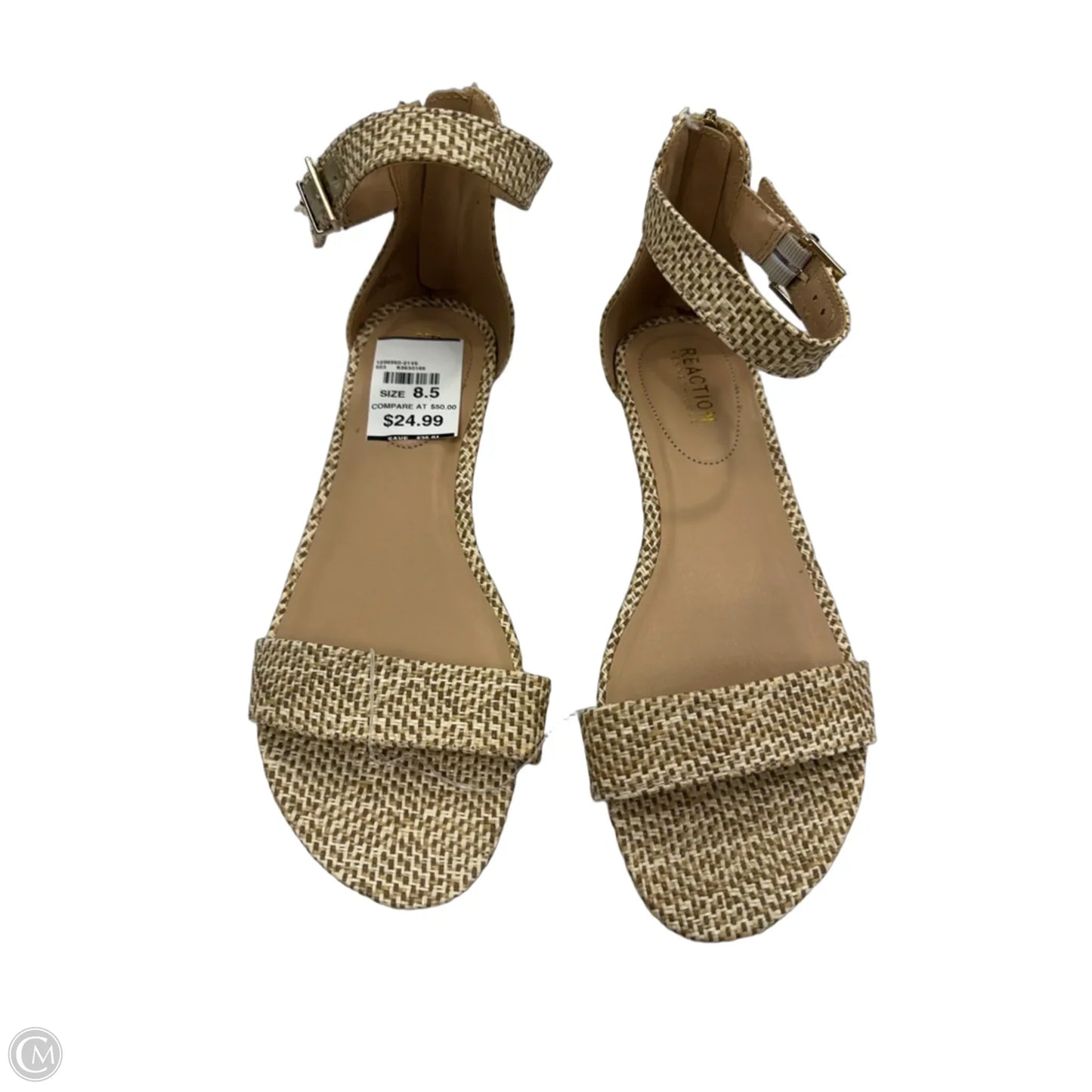 Sandals Flats By Kenneth Cole Reaction In Tan, Size: 8.5