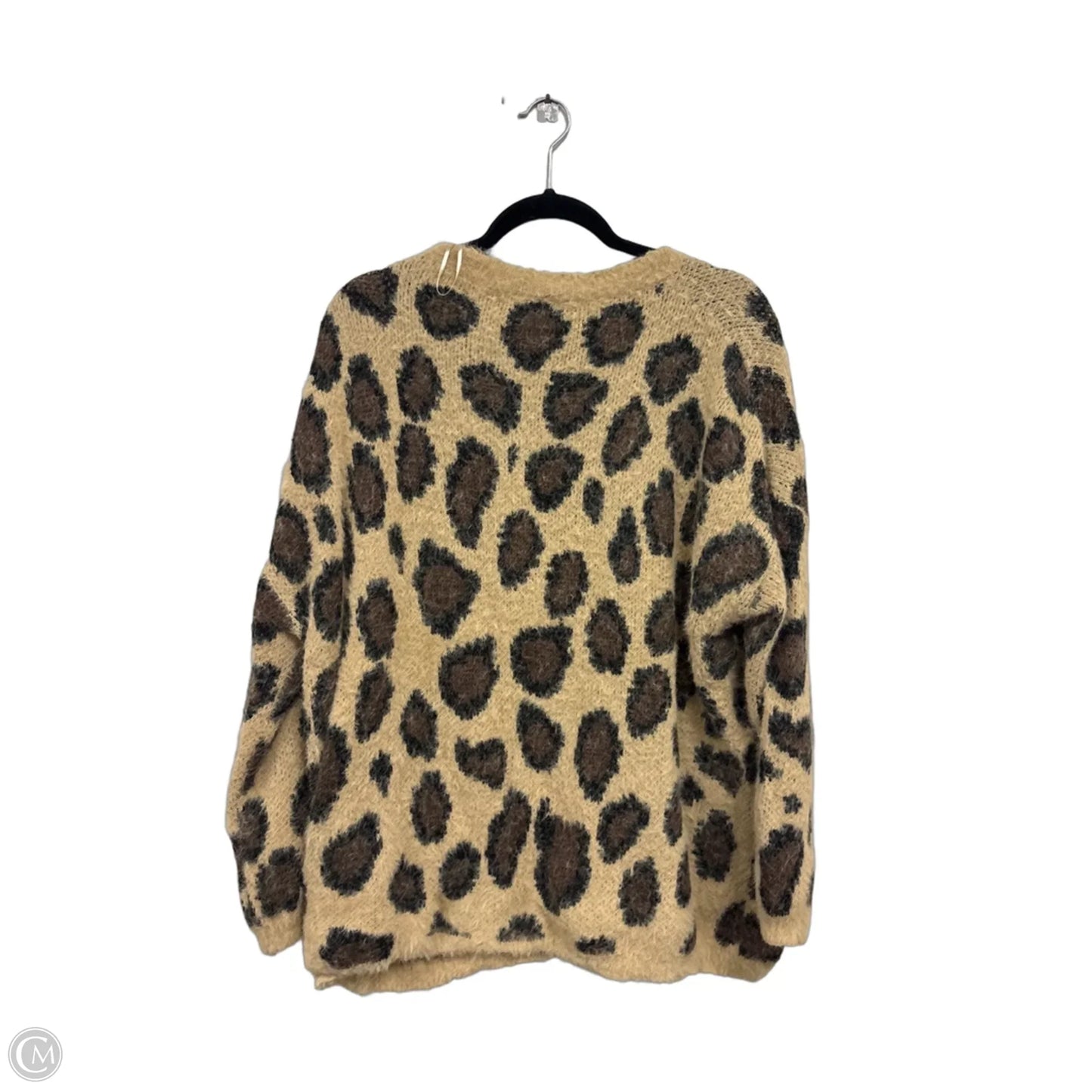 Sweater By Altard State In Brown & Cream, Size: M