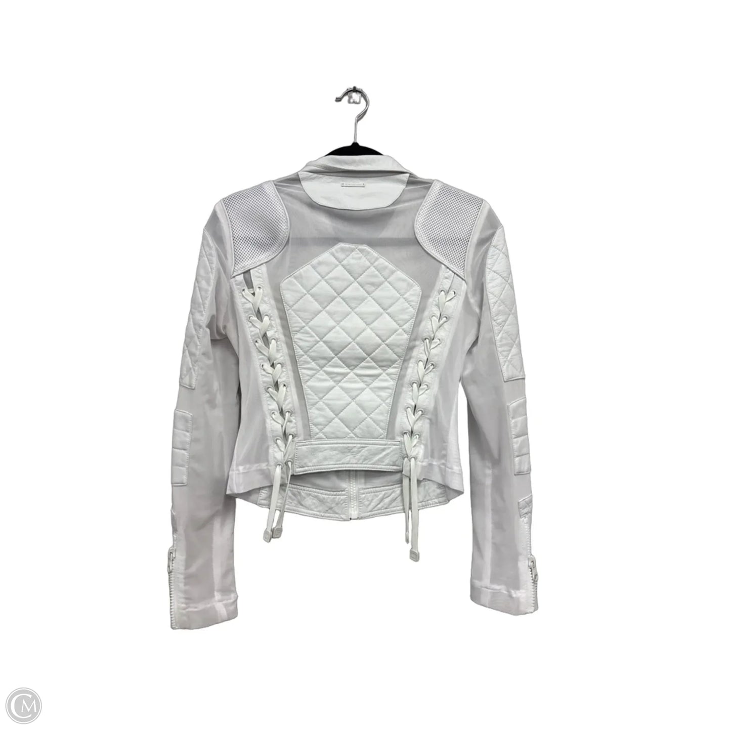 Jacket Moto By Cmc In White, Size: S