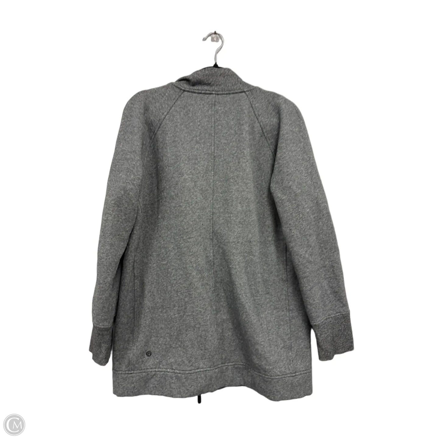 Athletic Jacket By Lululemon In Grey, Size: L