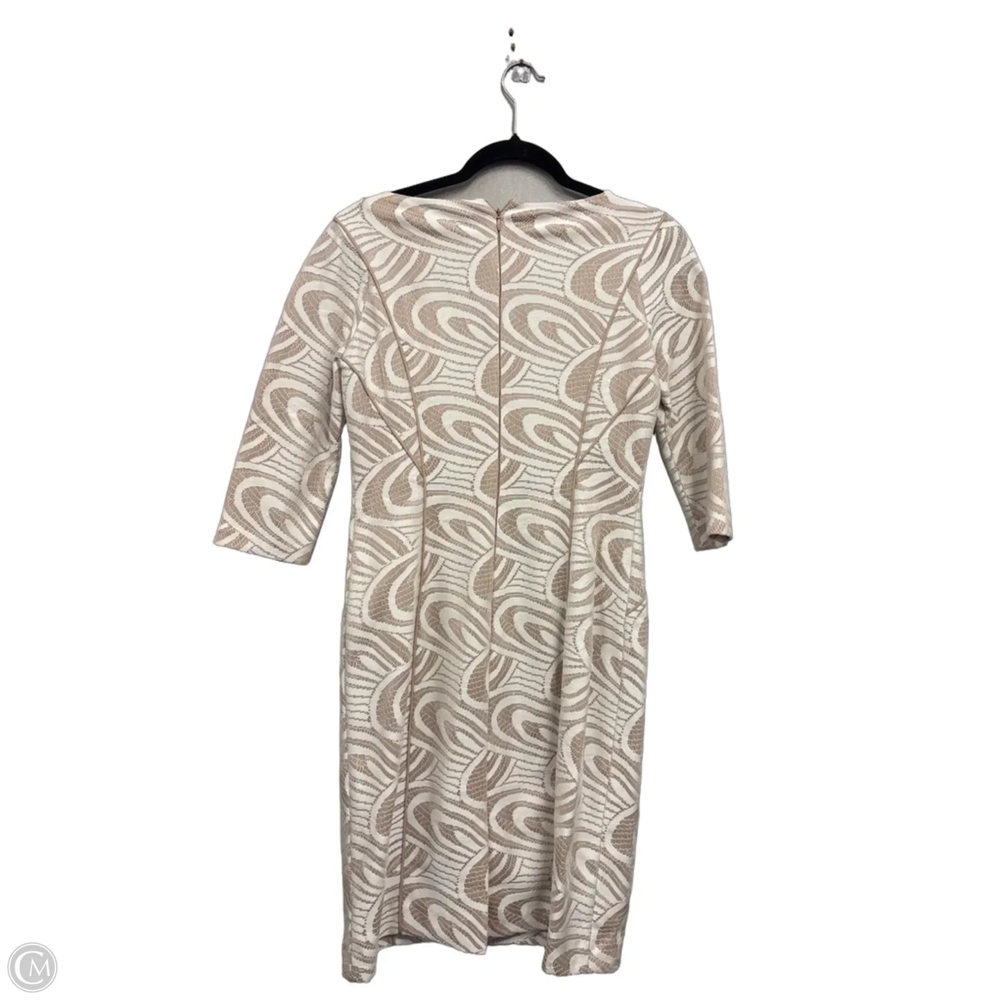 Dress Casual Short By Antonio Melani In Cream & Tan, Size: S