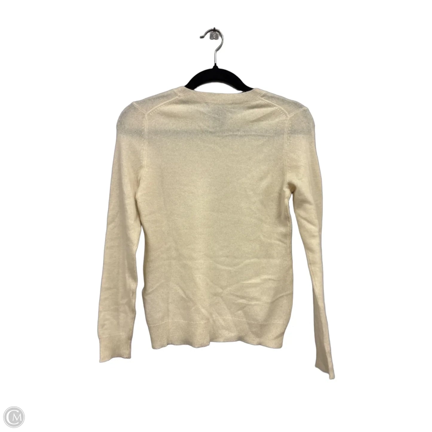 Sweater Cashmere By Lord And Taylor In Cream, Size: Xs