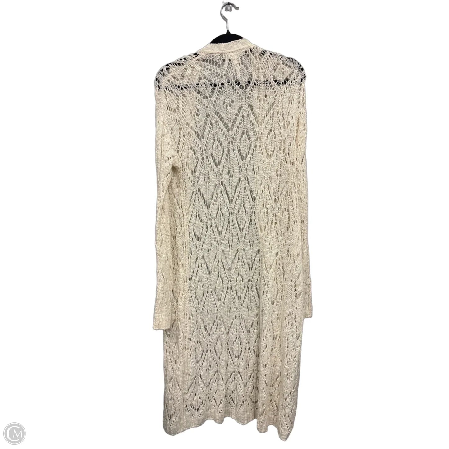 Sweater Cardigan By Logg In Cream, Size: S