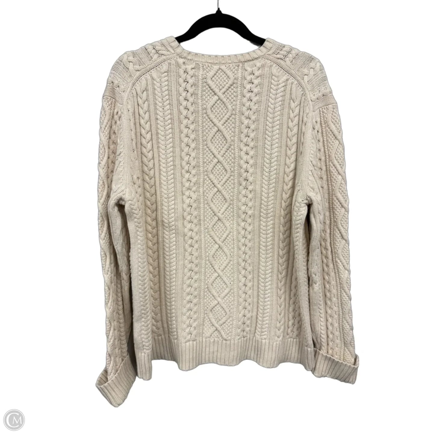 Sweater By Amazon Essentials In Cream, Size: L