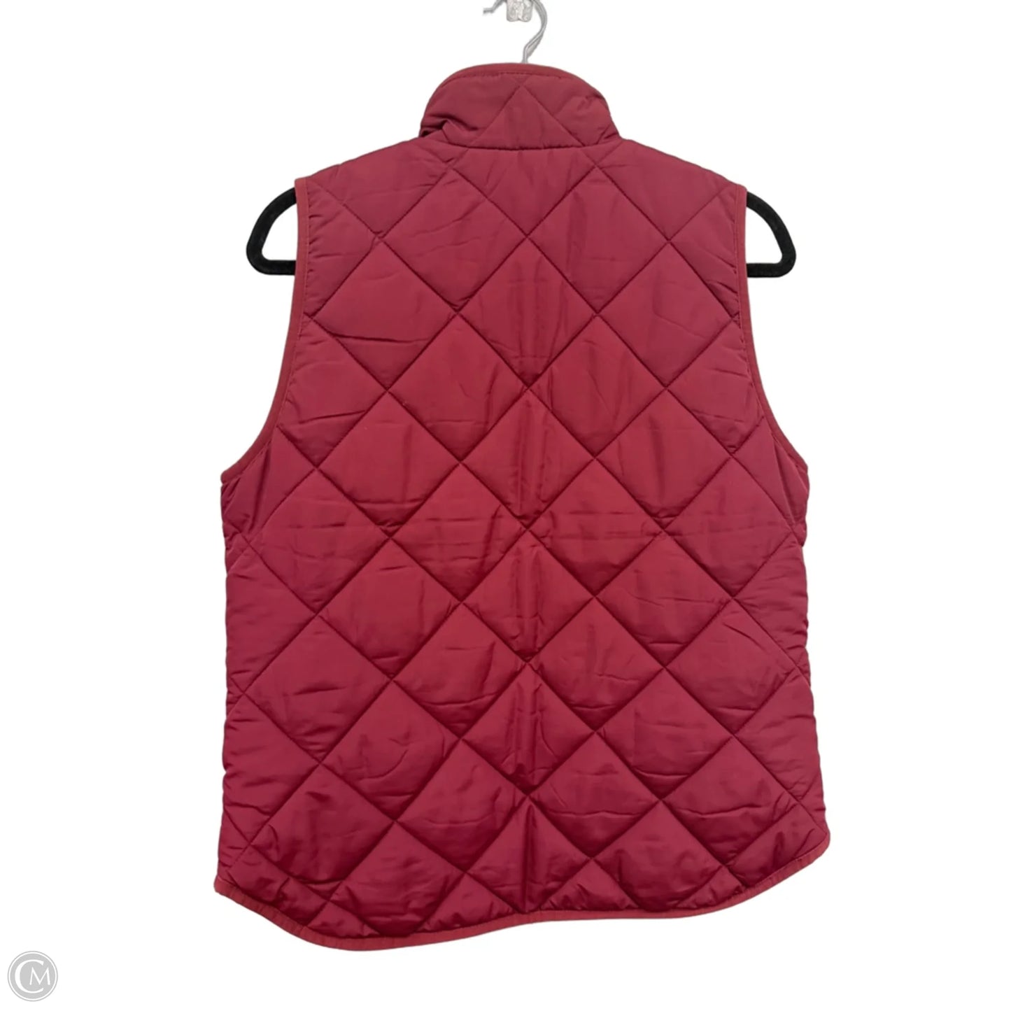 Vest Puffer & Quilted By J. Crew In Maroon, Size: M