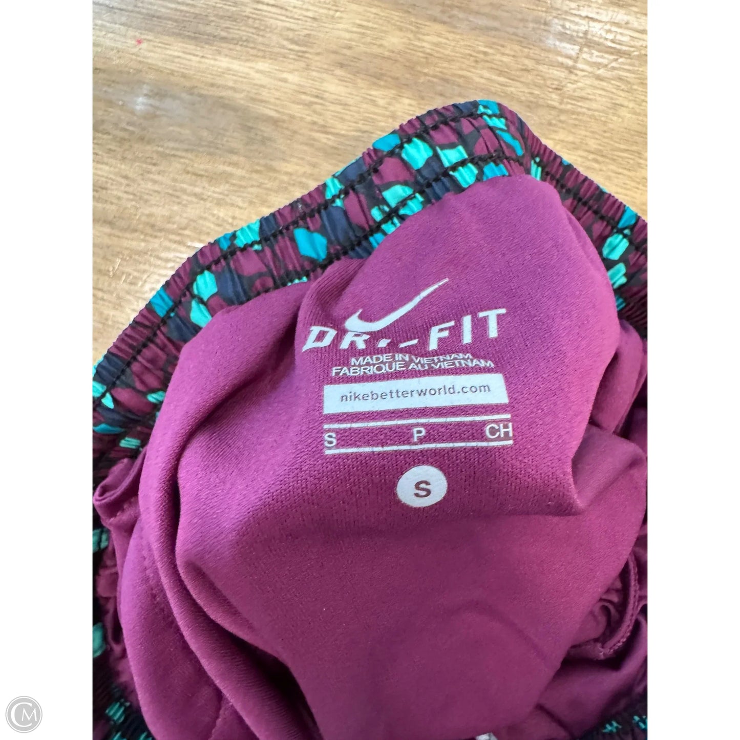 Athletic Shorts By Nike Apparel In Blue & Purple, Size: S