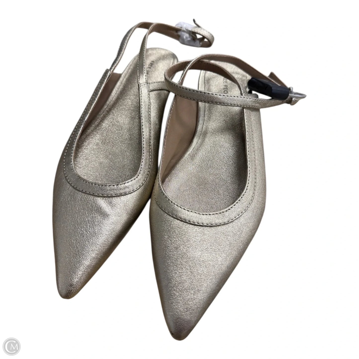 Shoes Flats By Free People In Gold, Size: 7.5