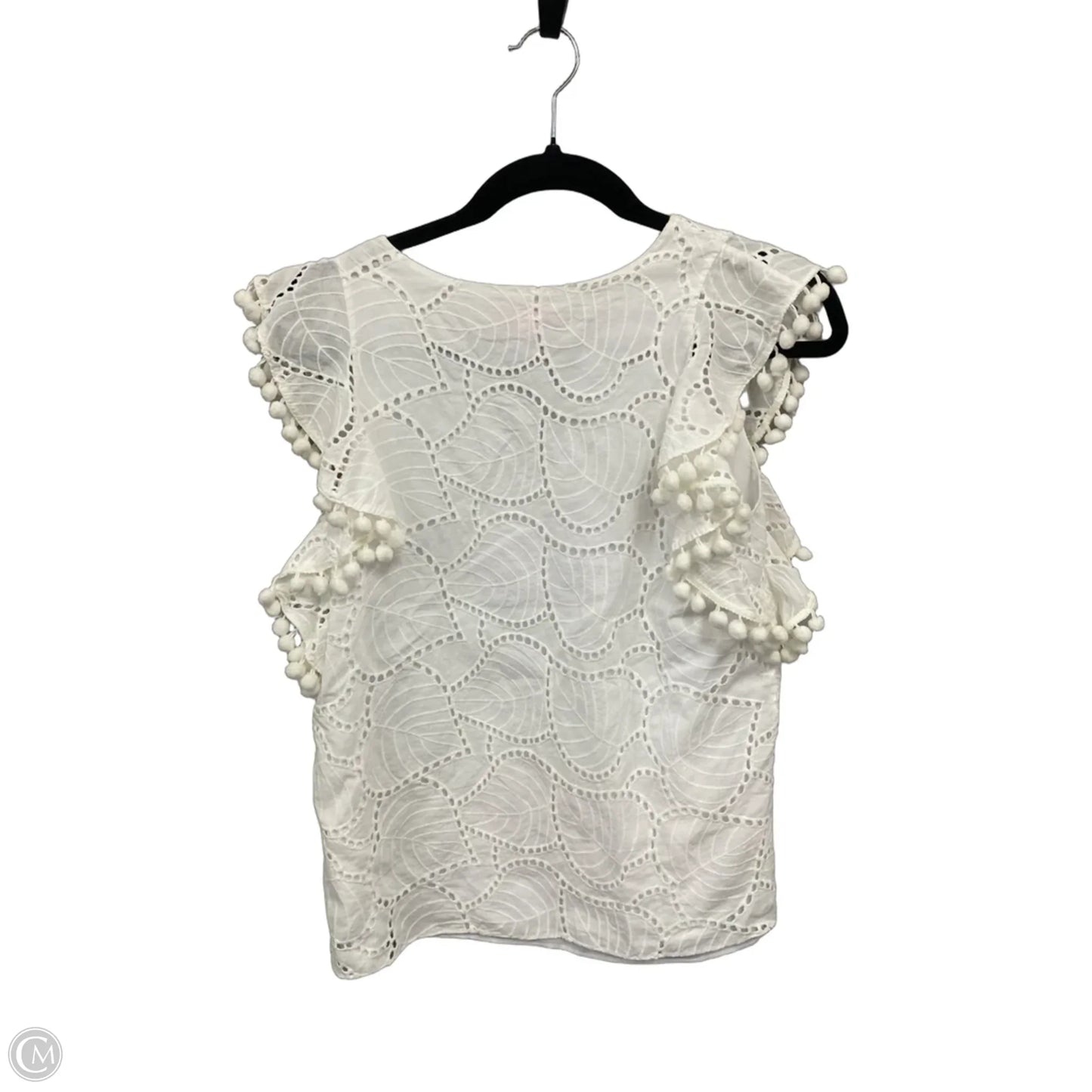 Top Short Sleeve Designer By Lilly Pulitzer In White, Size: Xs