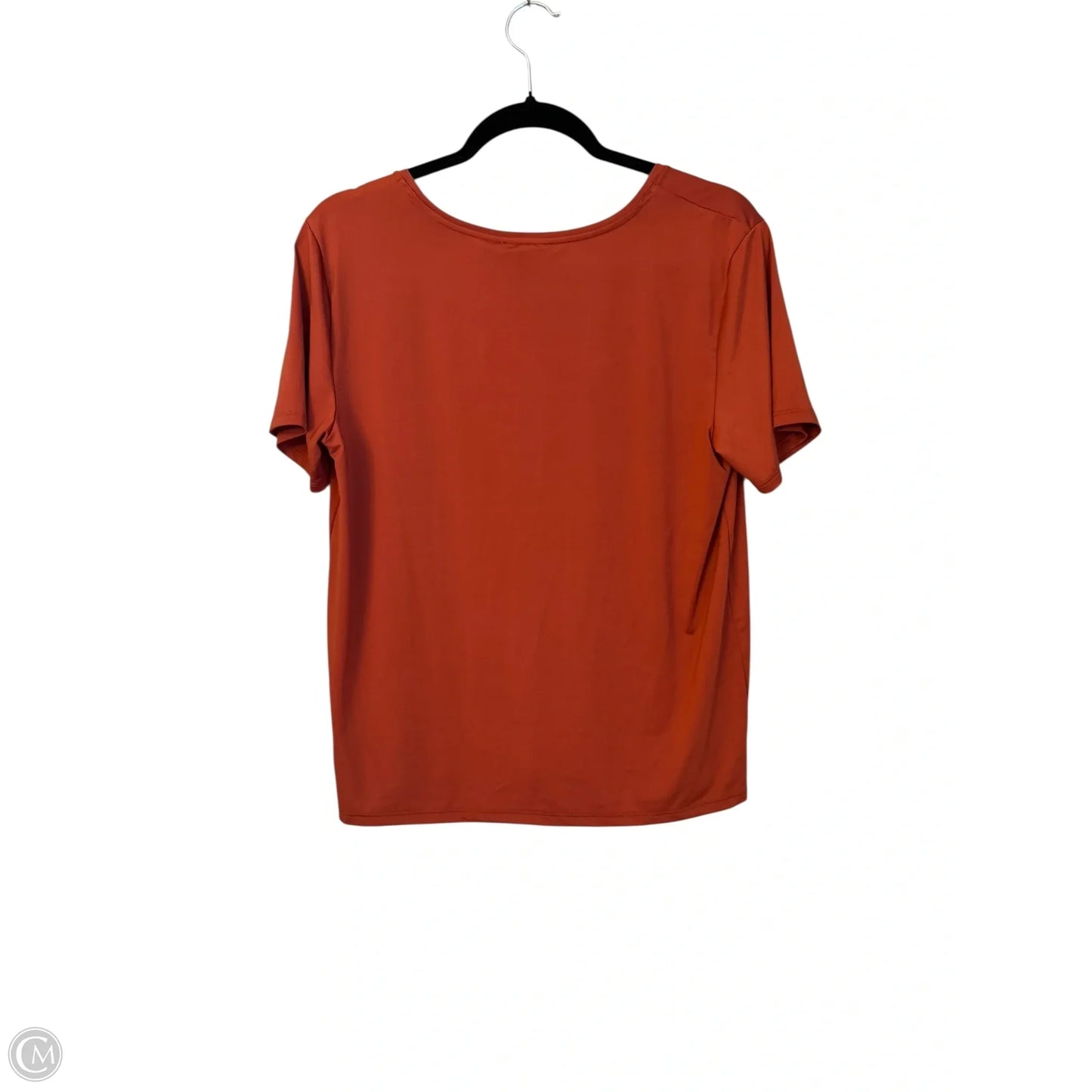 Top Short Sleeve By Express In Orange, Size: M
