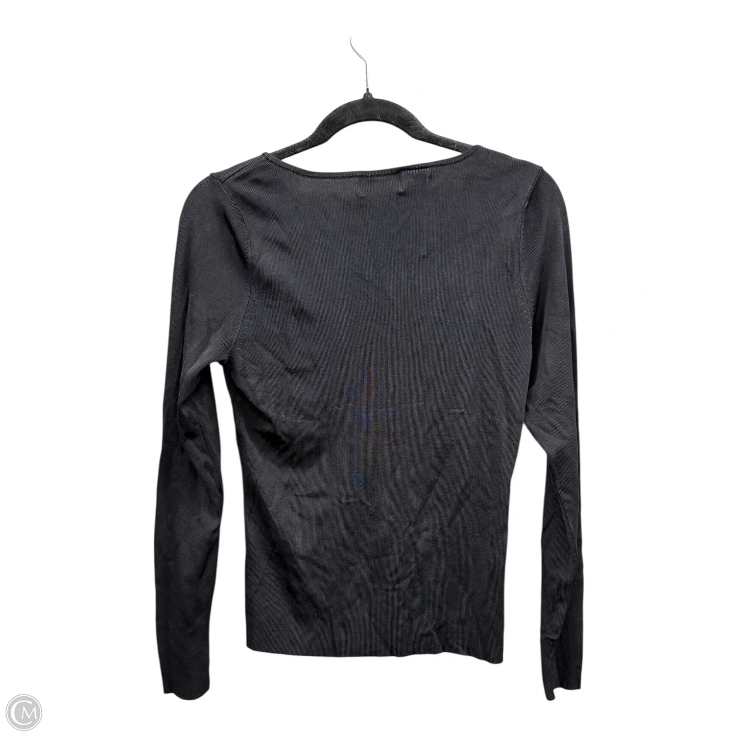 Top Long Sleeve By Clothes Mentor In Black, Size: M