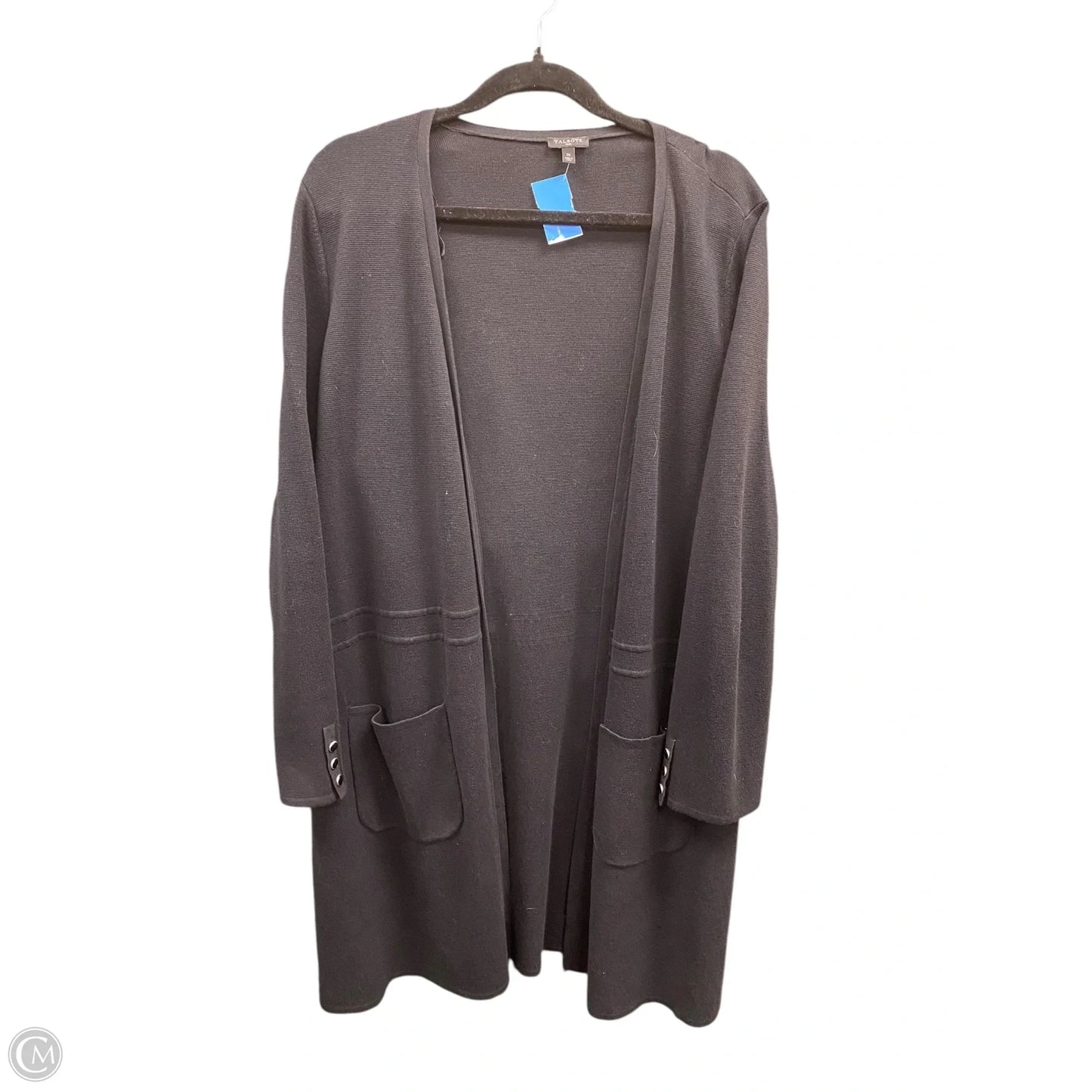 Cardigan By Talbots In Black, Size: 1x