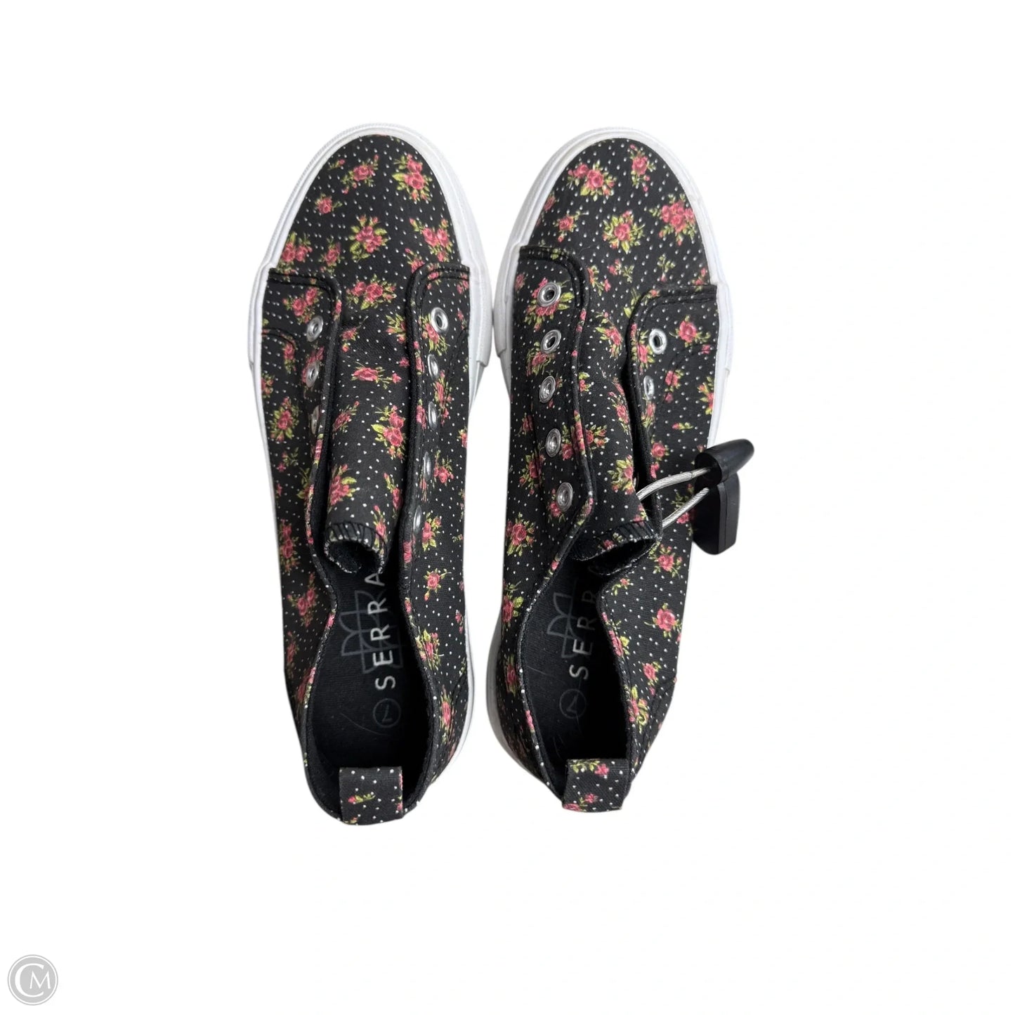 Shoes Sneakers By Serra In Floral Print, Size: 7