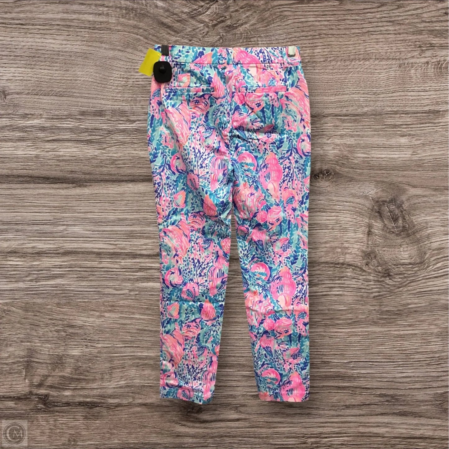 Pants Designer By Lilly Pulitzer In Blue & Pink, Size: 0