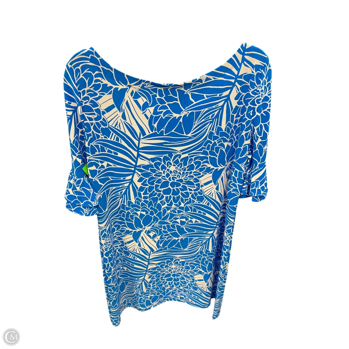 Dress Casual Short By Pappagallo In Blue & White, Size: L