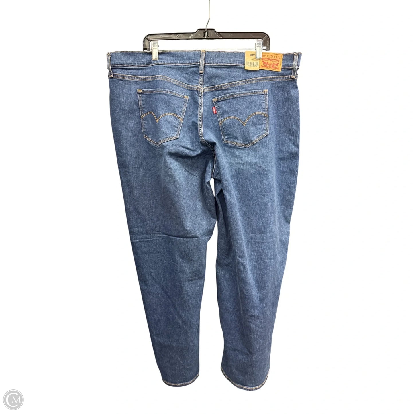 Jeans Wide Leg By Levis In Blue, Size: 20