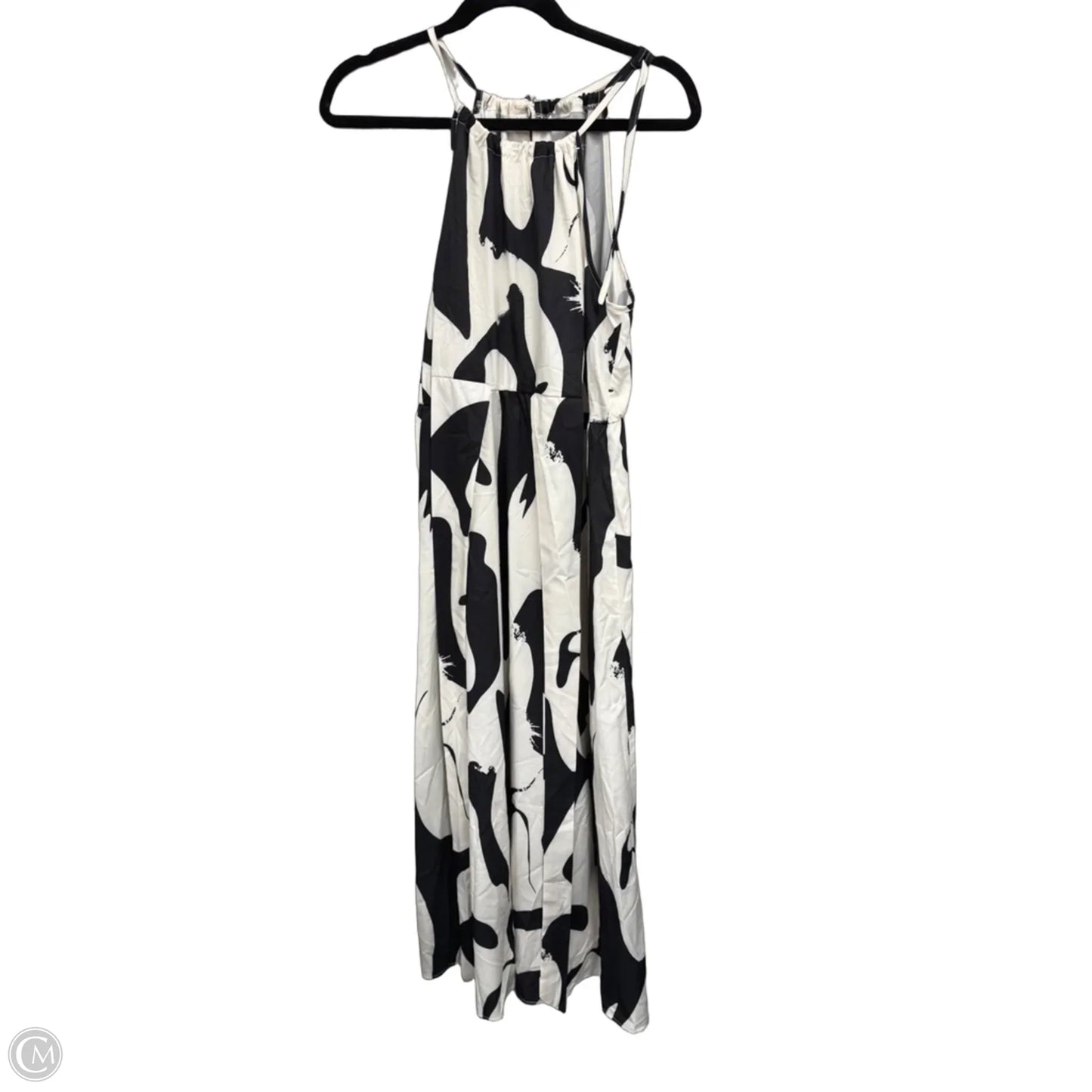 Dress Casual Maxi By Shein In Black & Cream, Size: Xl