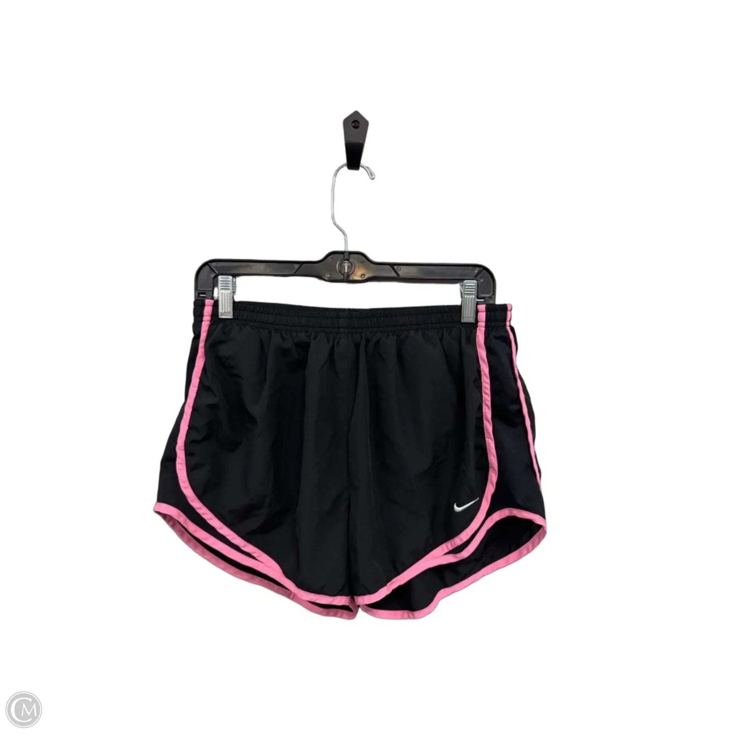 Athletic Shorts By Nike Apparel In Black & Pink, Size: L