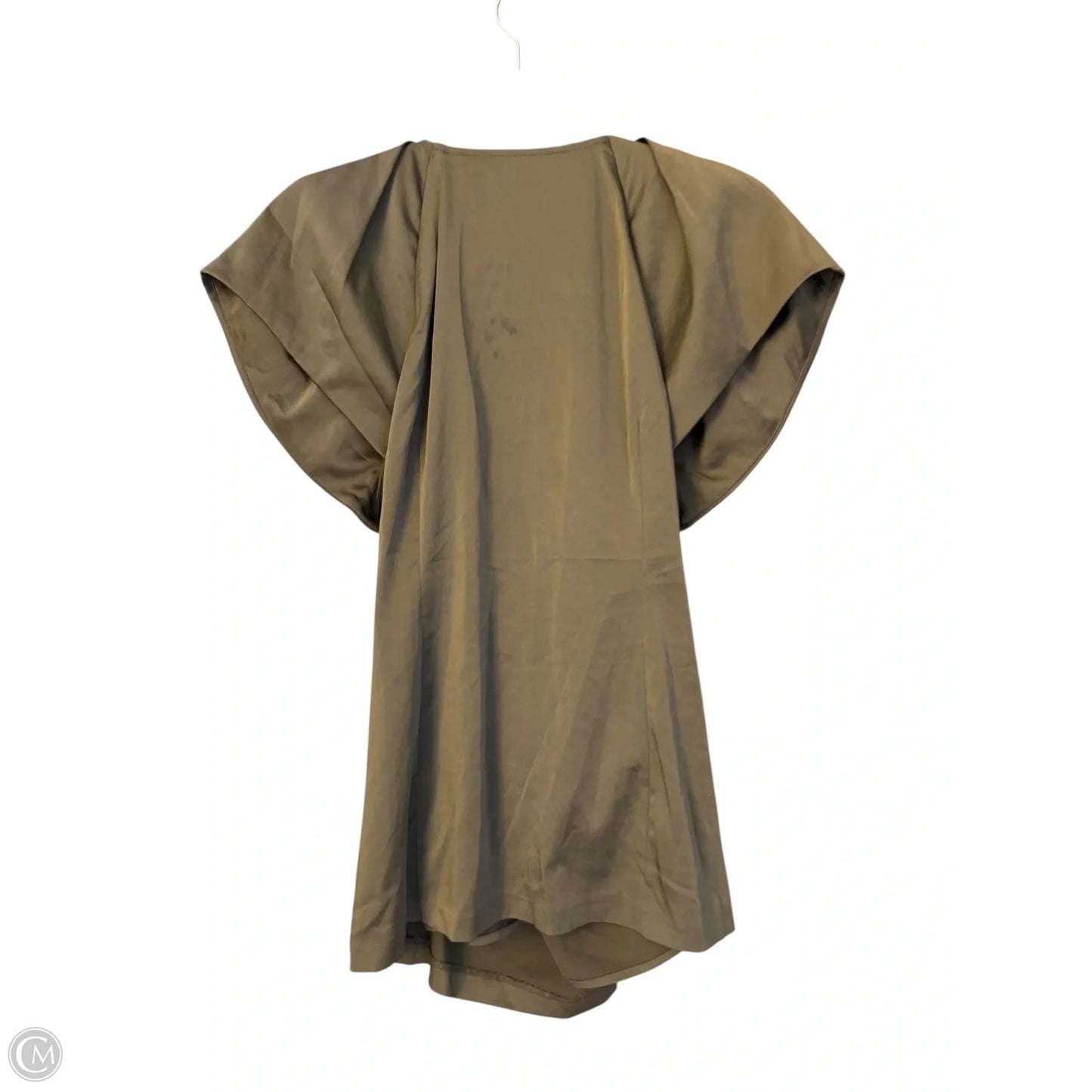 Blouse Short Sleeve By Ann Taylor In Green, Size: 16