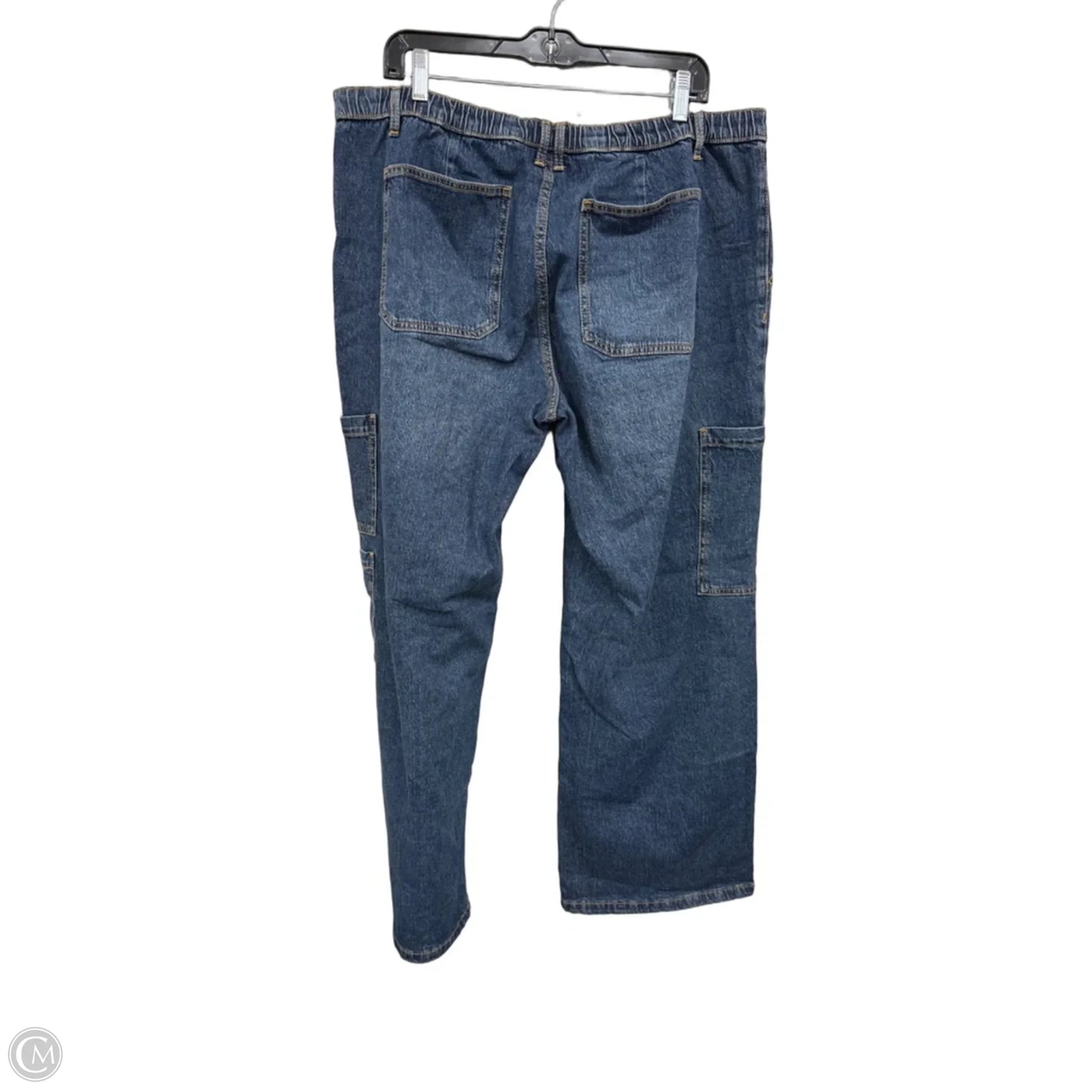 Jeans Wide Leg By No Boundaries In Blue, Size: Xxl