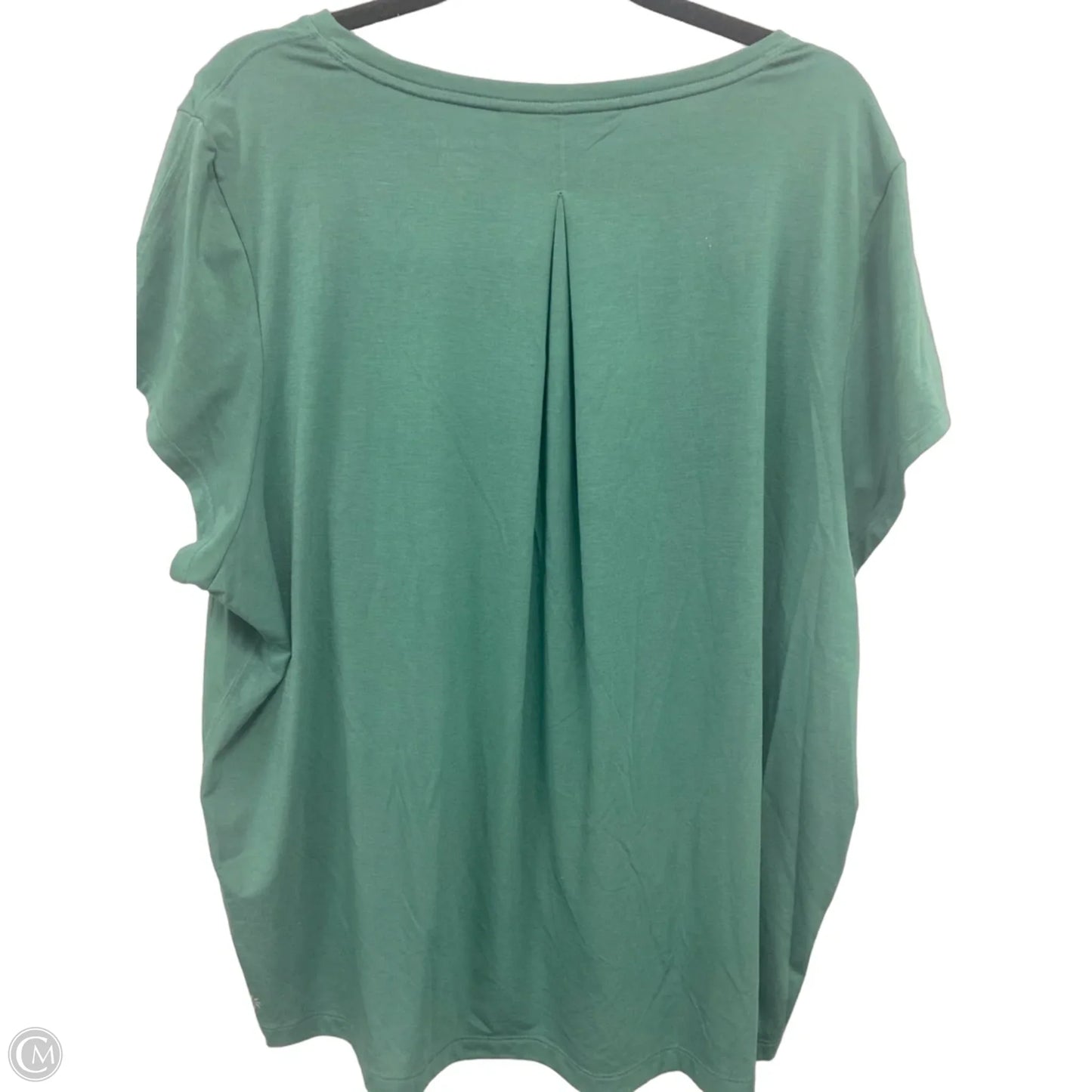 Athletic Top Short Sleeve By Athleta In Green, Size: Xl