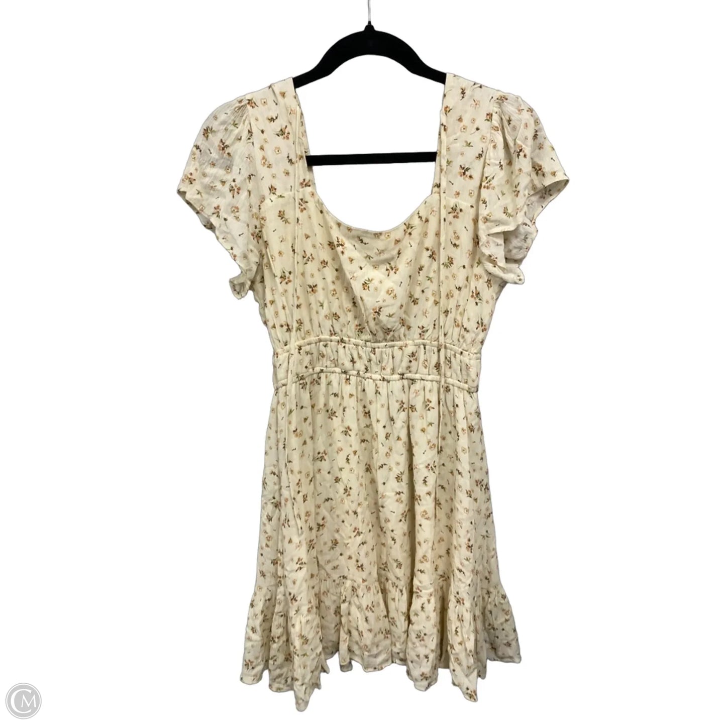 Dress Casual Short By Altard State In Cream & Tan, Size: M