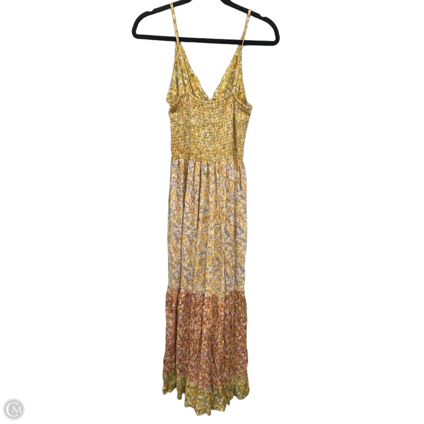 Dress Casual Maxi By Angie In Orange & Purple, Size: L