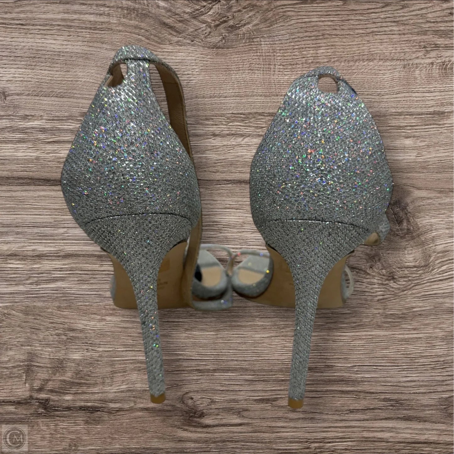 Shoes Designer By Stuart Weitzman In Silver, Size: 8