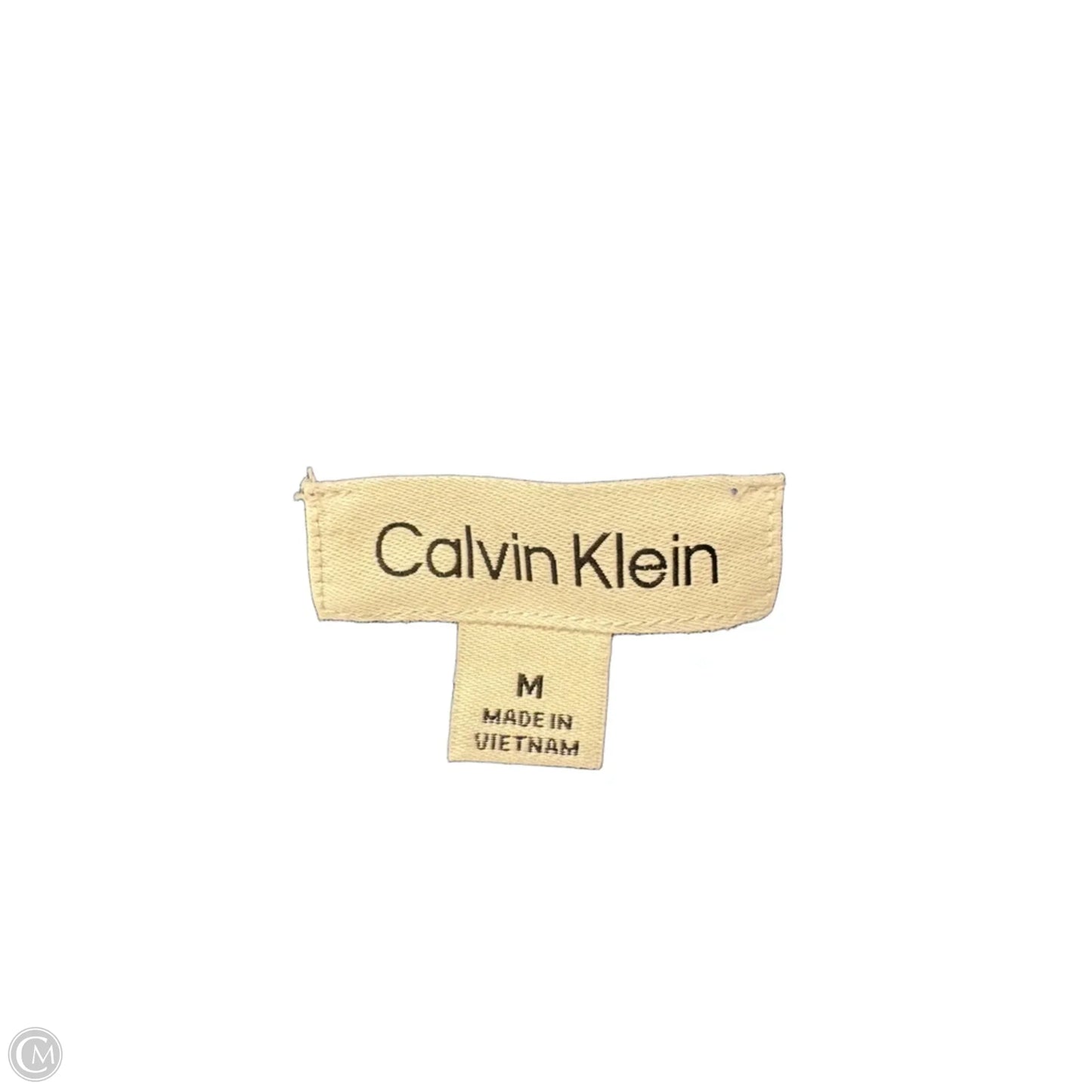Top Short Sleeve By Calvin Klein In Teal, Size: M