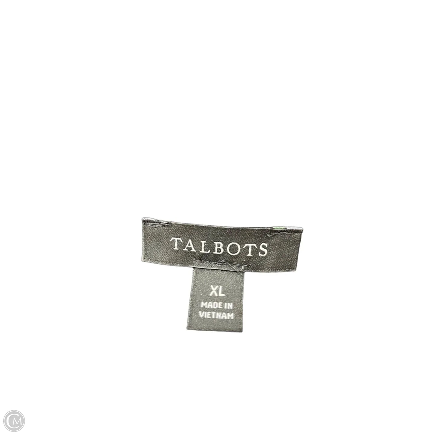 Blouse Long Sleeve By Talbots In Black, Size: Xl