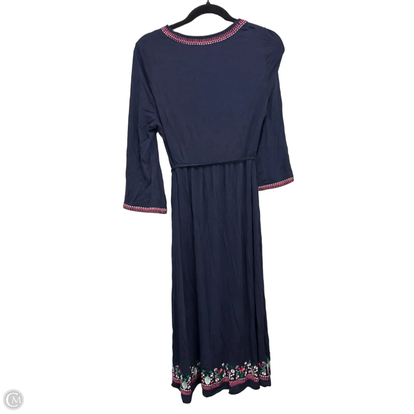 Dress Casual Midi By Boden In Blue & Pink, Size: 10