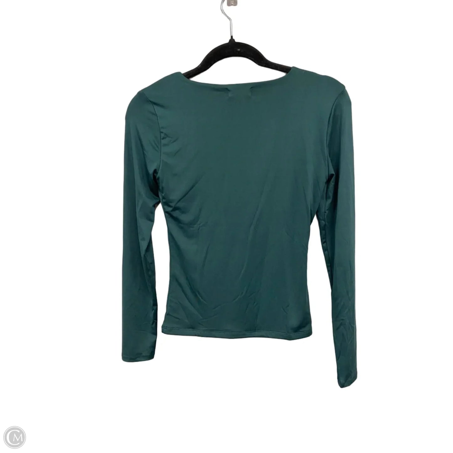 Top Long Sleeve By Vestique In Green, Size: M