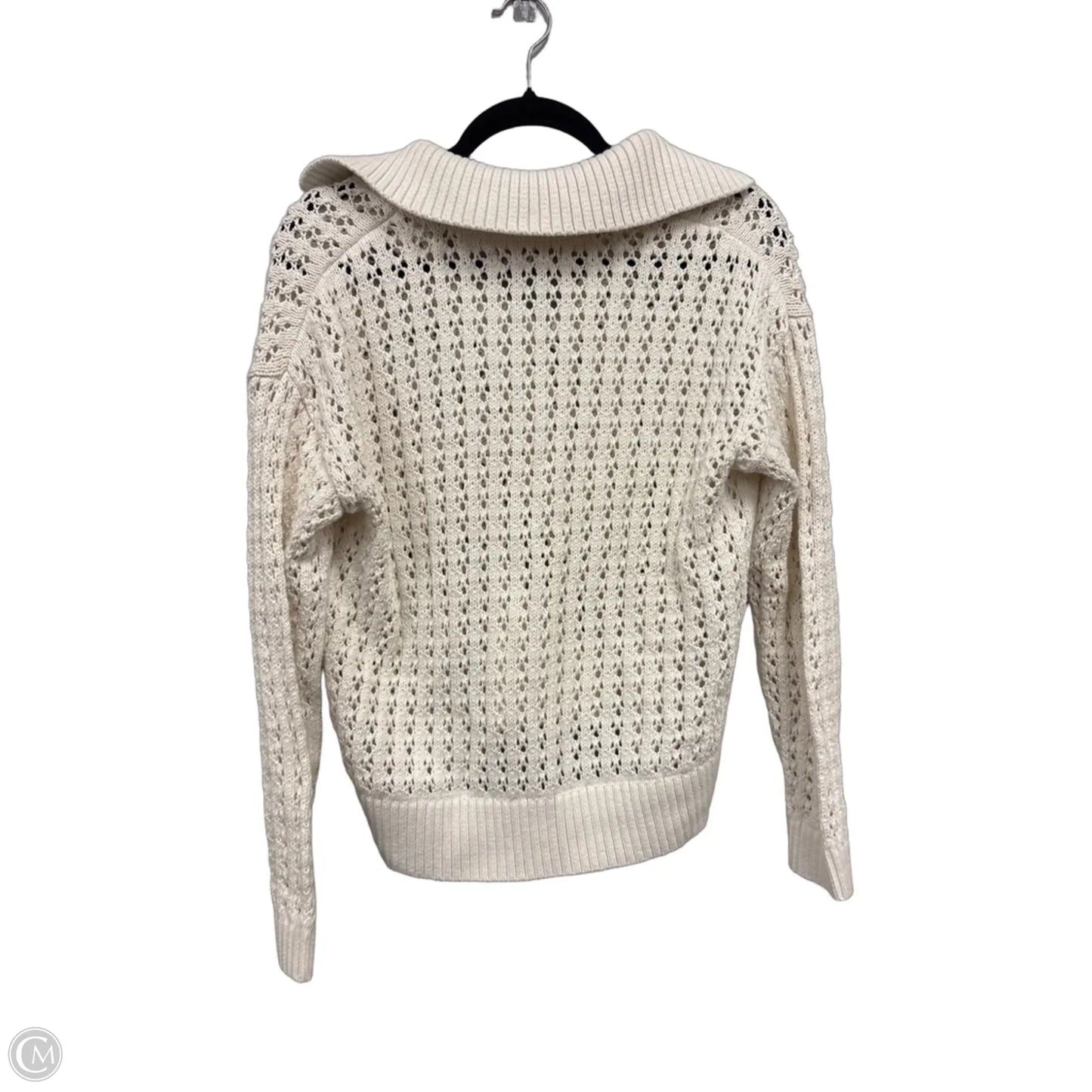 Sweater By Loft In Cream, Size: S