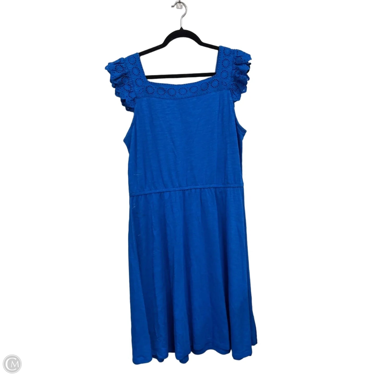 Dress Casual Midi By Talbots In Blue, Size: Xlp