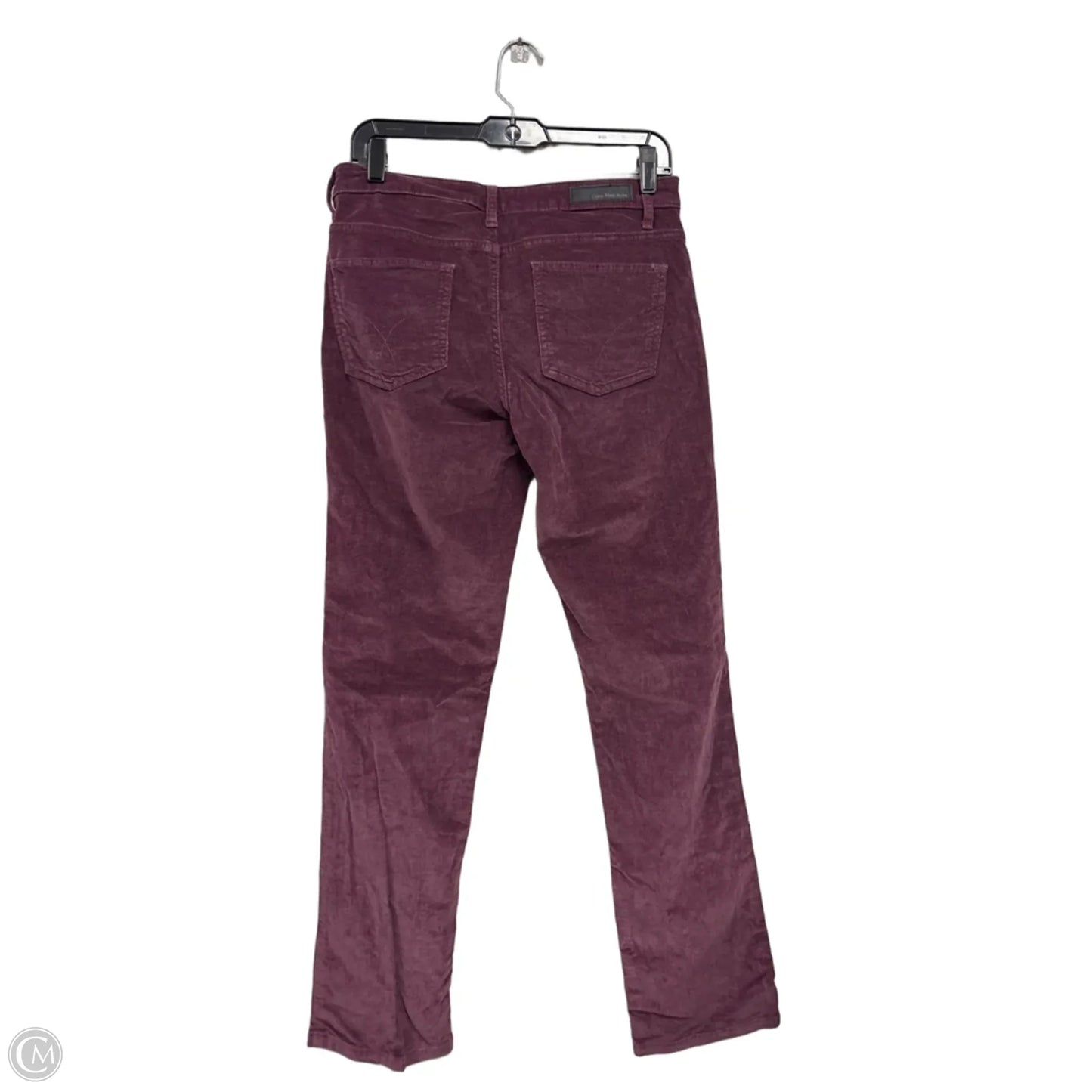 Pants Corduroy By Calvin Klein In Purple, Size: 6