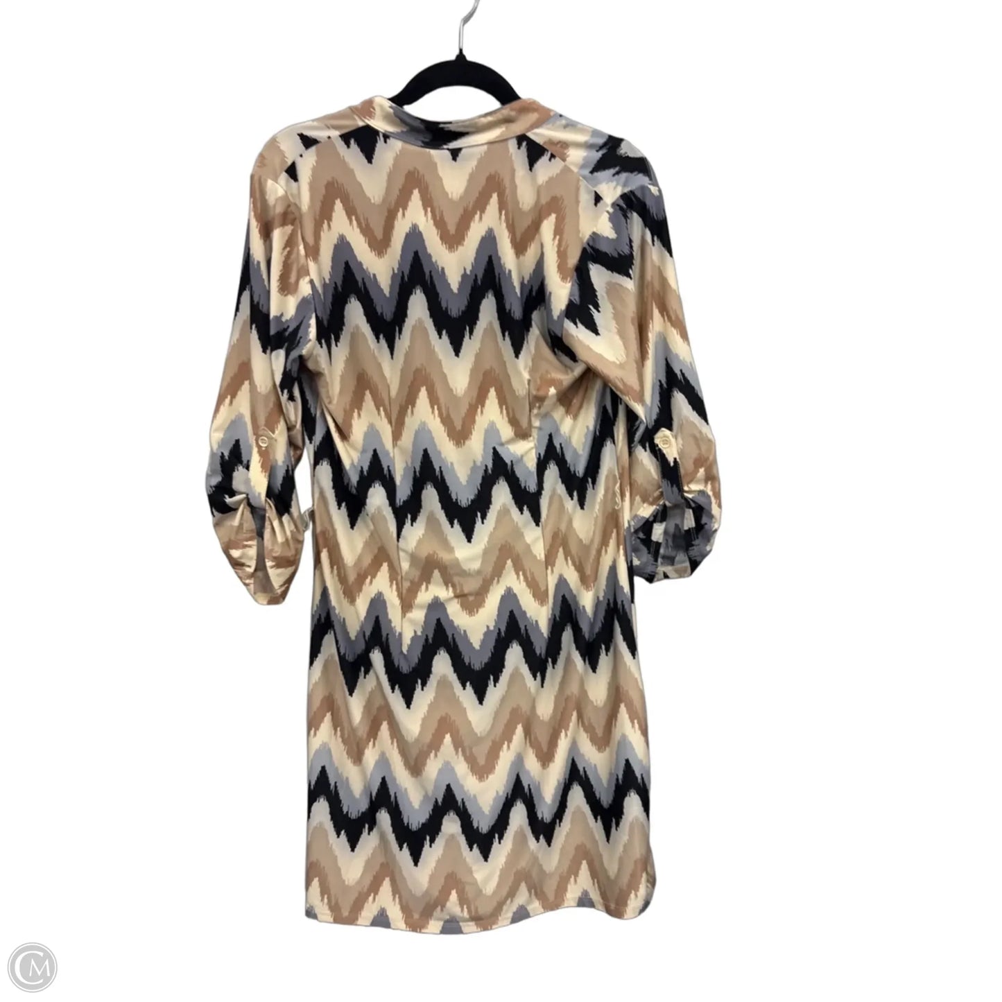 Dress Casual Short By Tacera In Black & Tan, Size: S