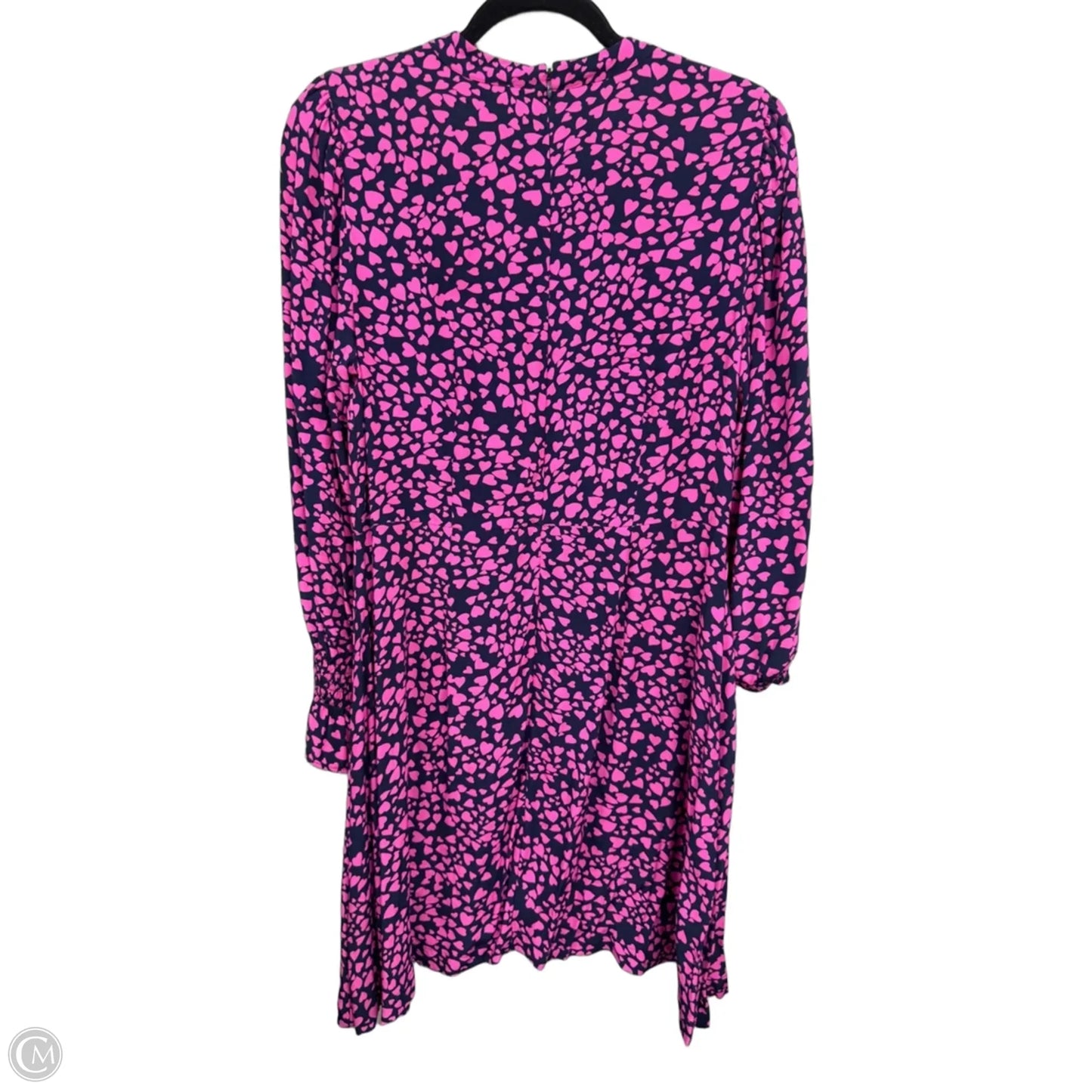 Dress Casual Short By Loft In Blue & Pink, Size: 8