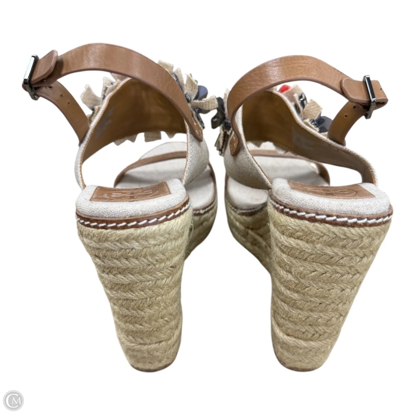 Sandals Designer By Tory Burch In Tan, Size: 9.5