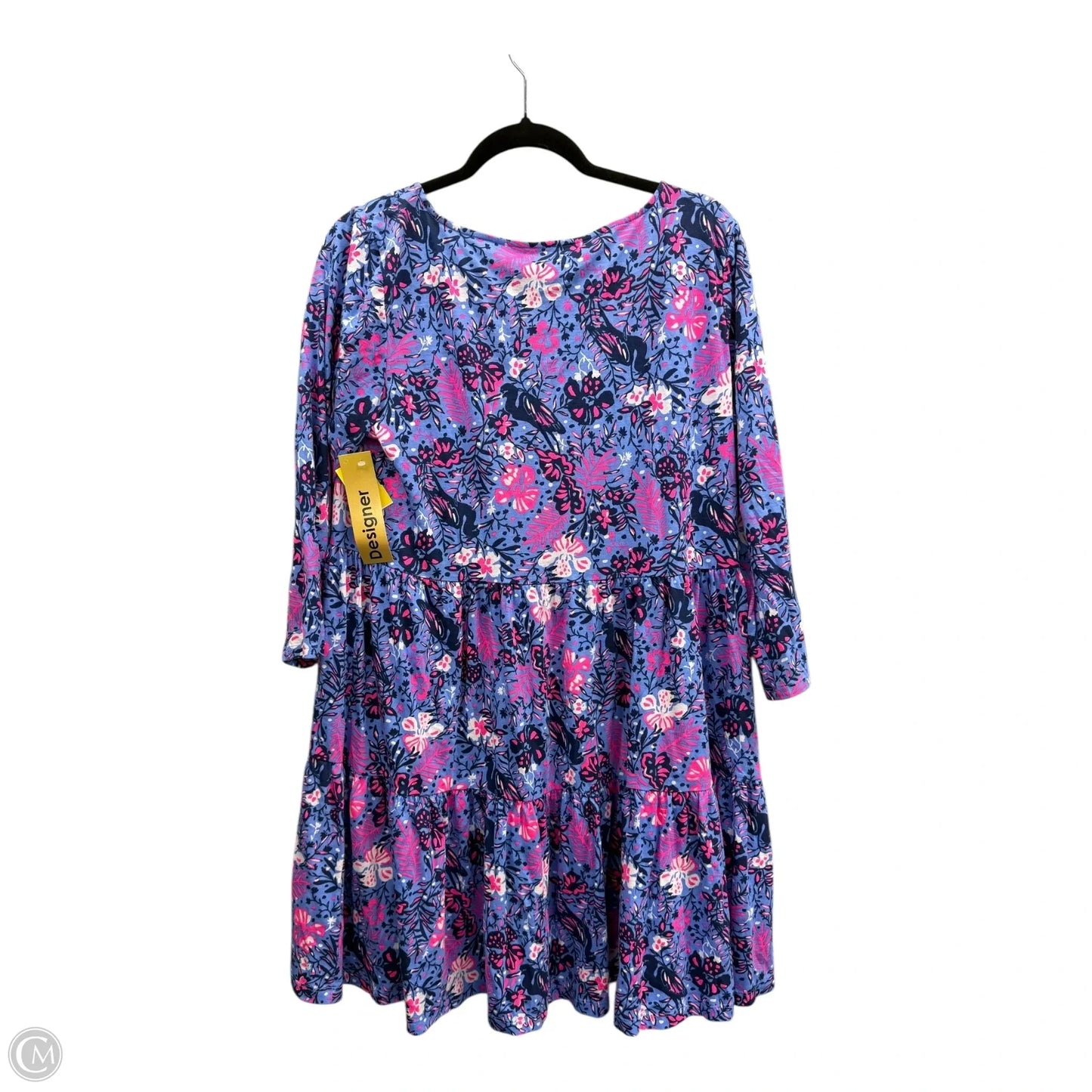 Dress Designer By Lilly Pulitzer In Floral Print, Size: Xl