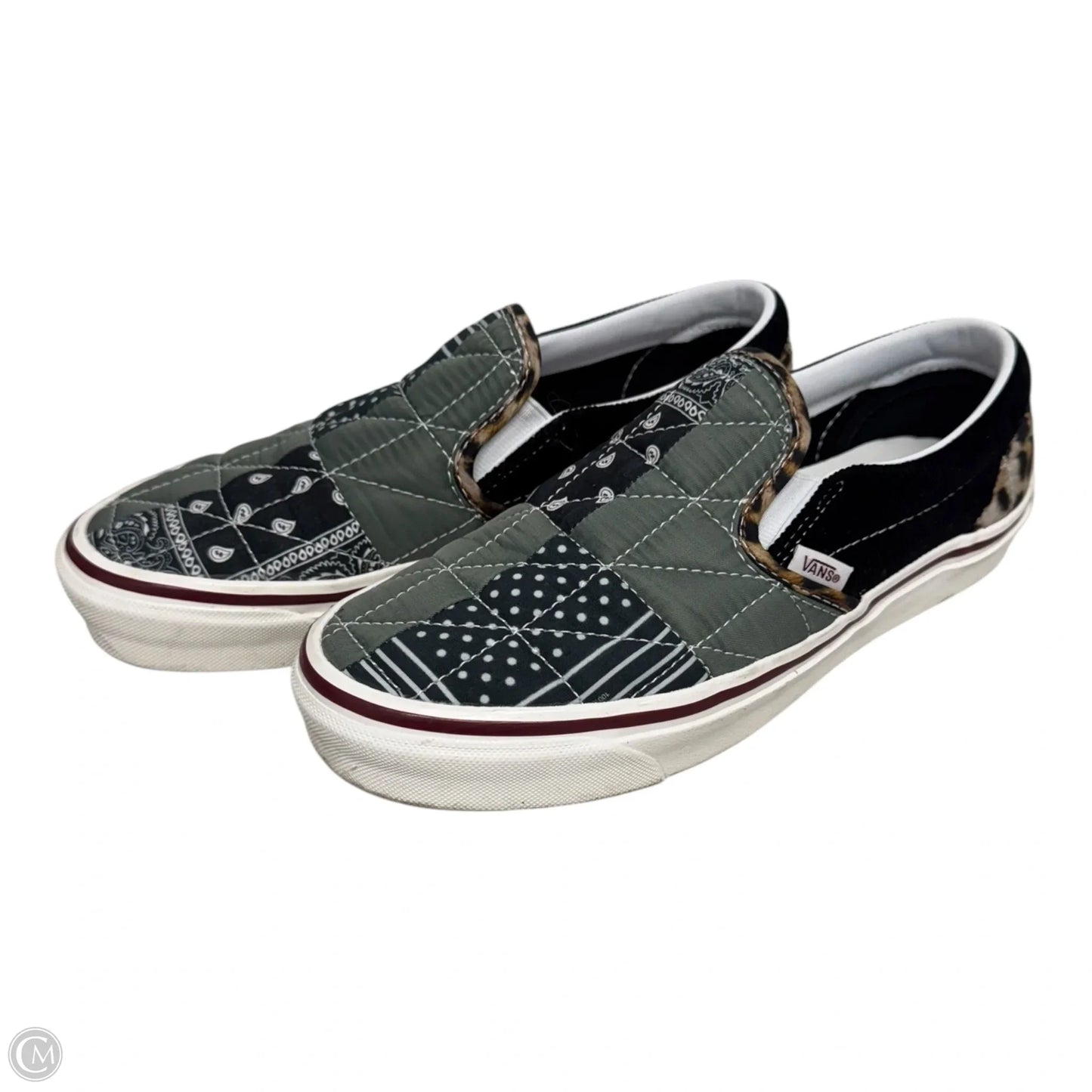 Shoes Sneakers By Vans In Multi-colored, Size: 6.5