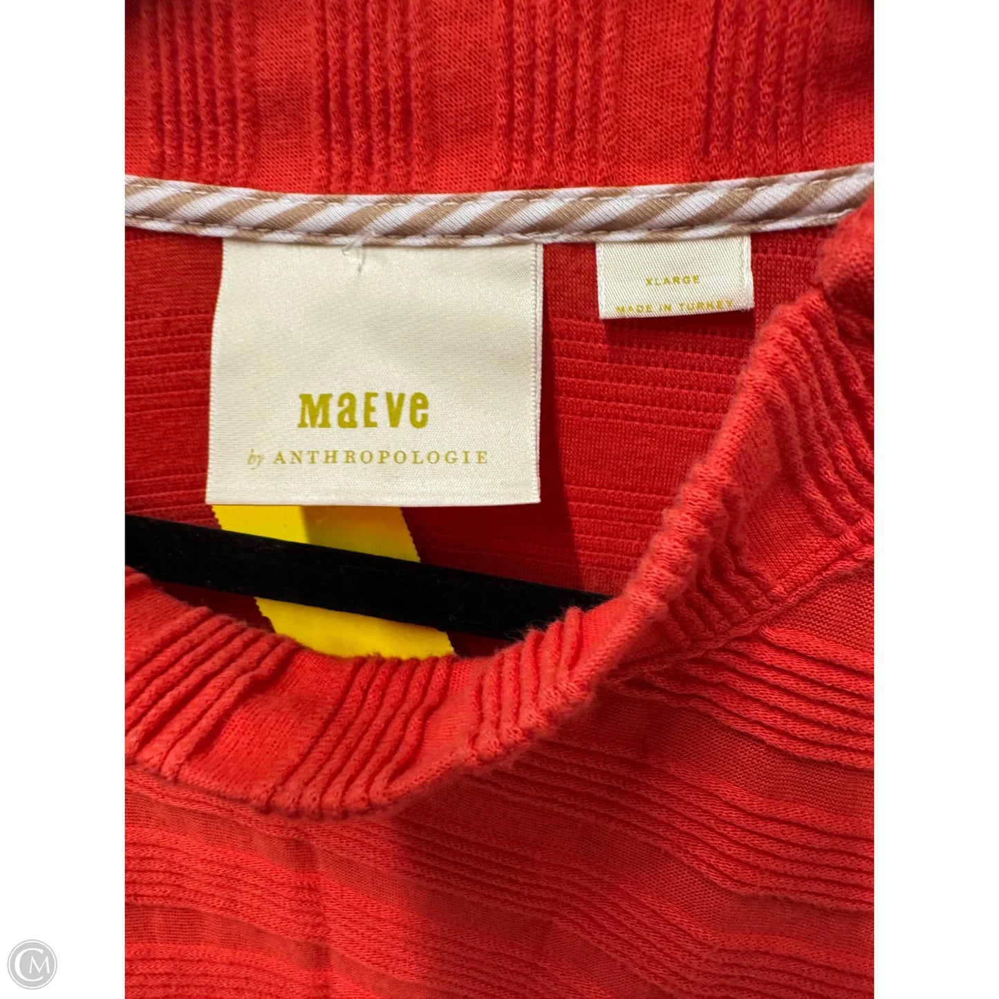 Top Long Sleeve By Maeve In Orange, Size: Xl