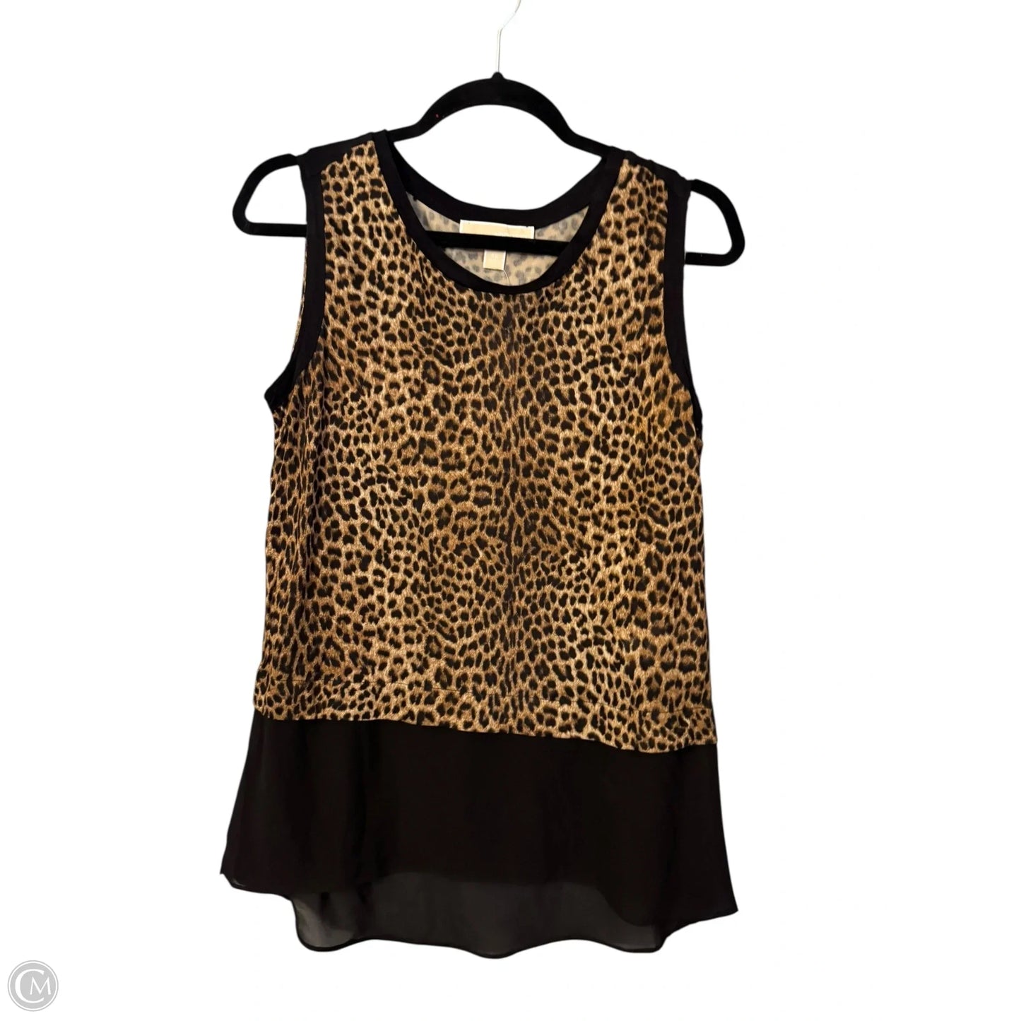 Blouse Sleeveless By Michael By Michael Kors In Animal Print, Size: Xs
