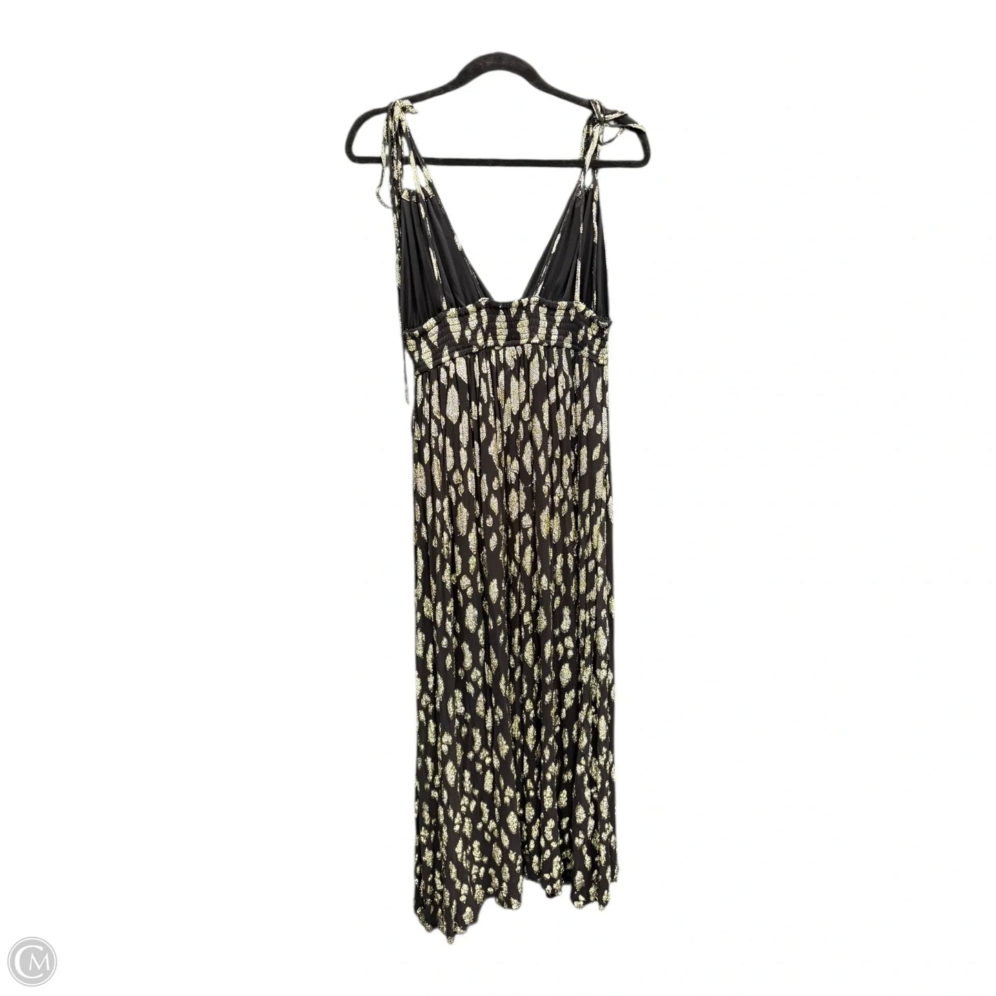 Dress Party Long By Altard State In Black & Gold, Size: S
