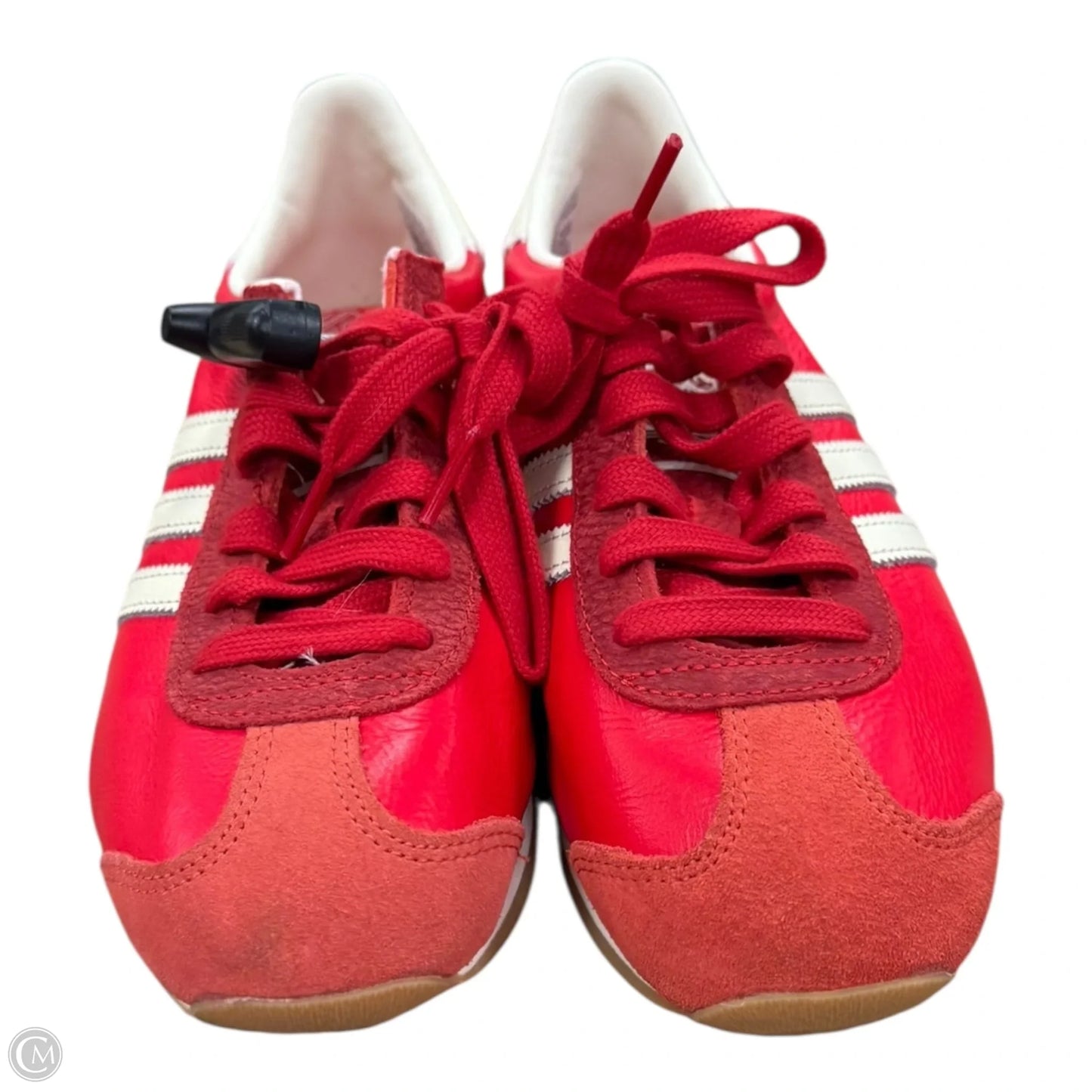 Shoes Sneakers By Adidas In Cream & Red, Size: 6