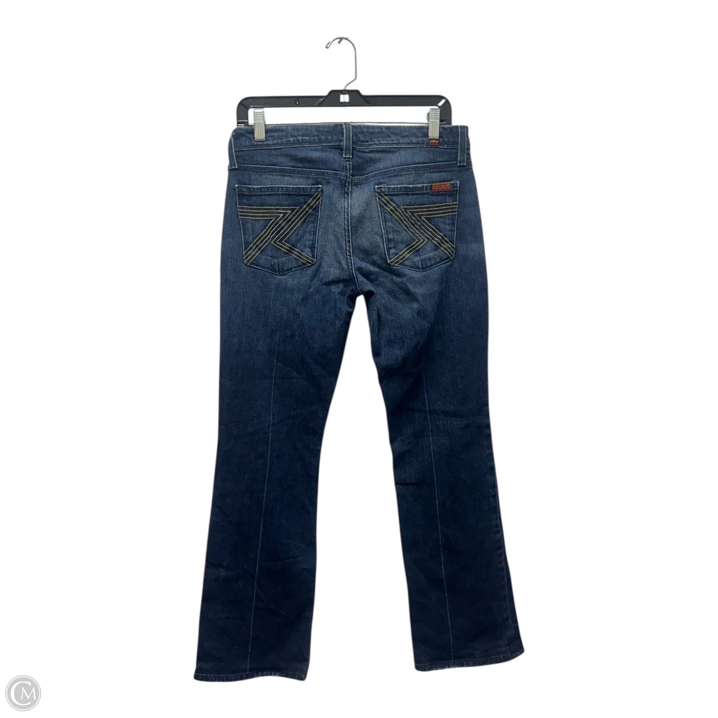 Jeans Boot Cut By 7 For All Mankind In Blue, Size: 10
