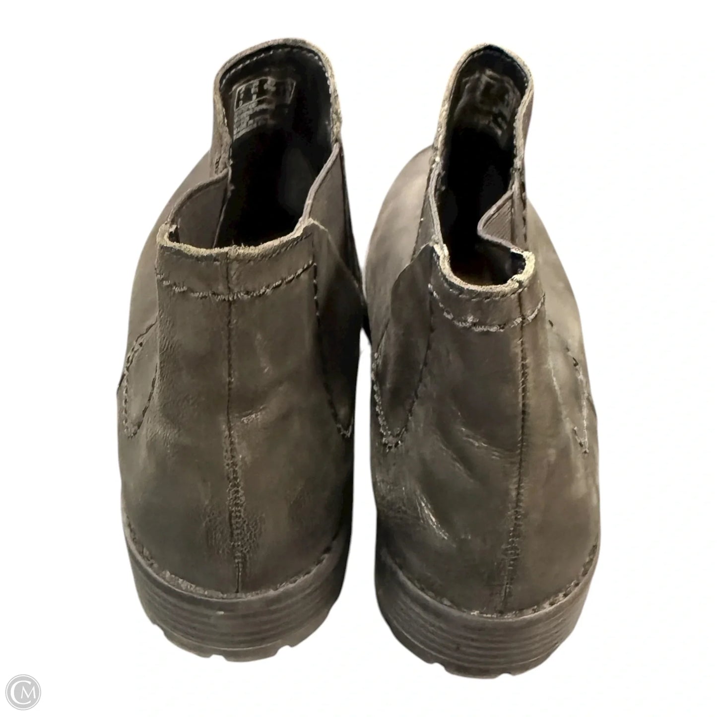 Boots Ankle Flats By Clarks In Black, Size: 5.5