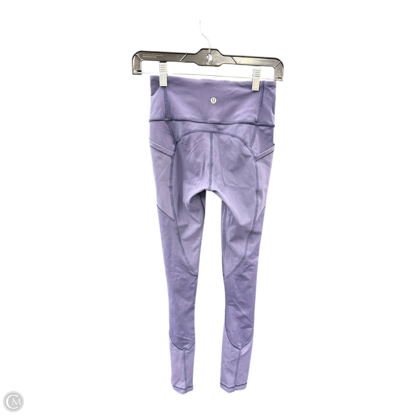 Athletic Leggings By Lululemon In Navy, Size: 4