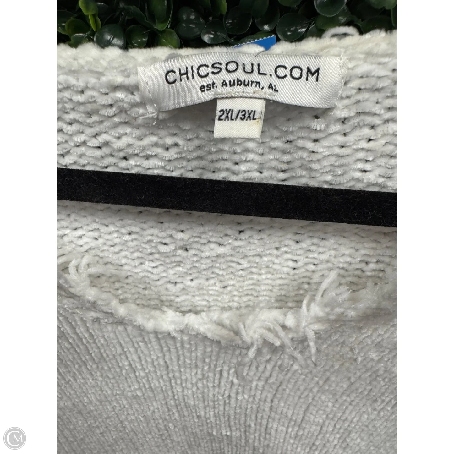 Sweater By Chicsoul In Red & White, Size: 2x