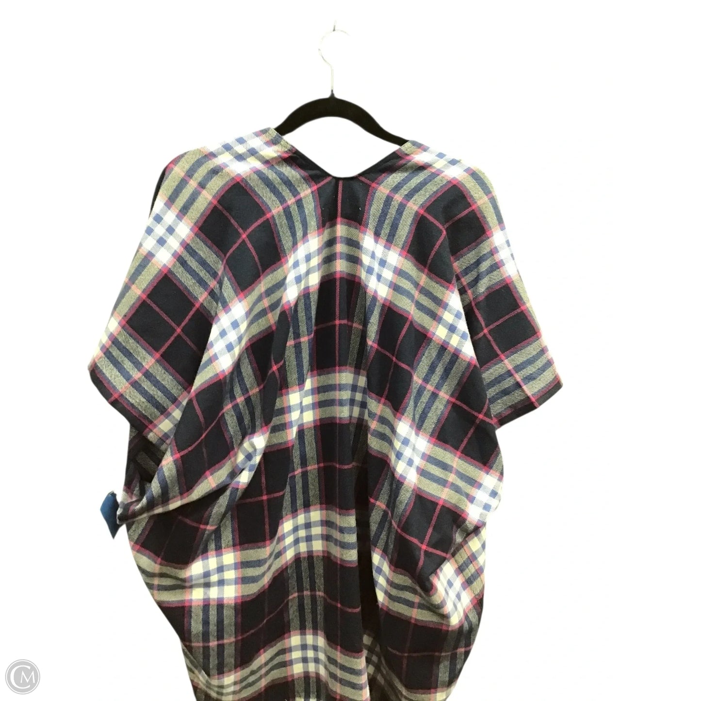 Poncho By Loft In Plaid Pattern, Size: Xs