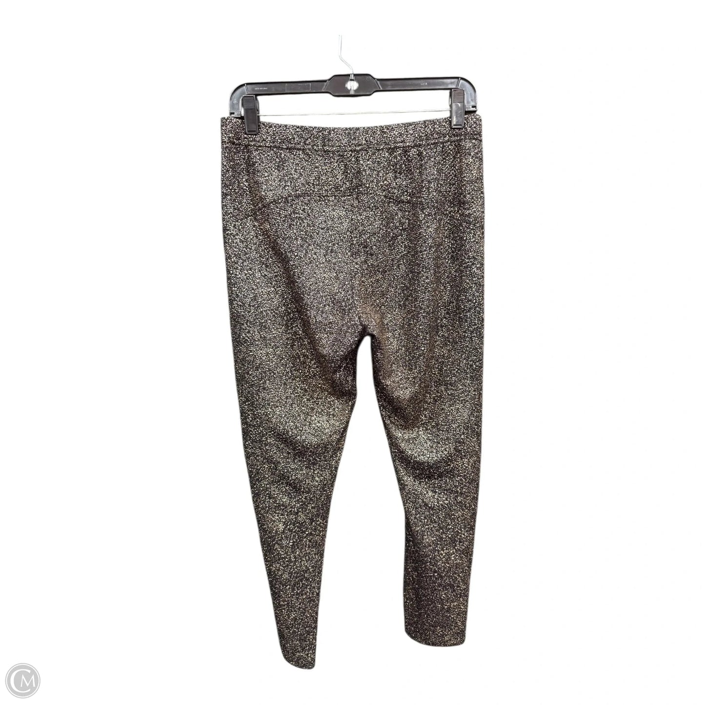 Pants Leggings By Bar Iii In Black & Gold, Size: L